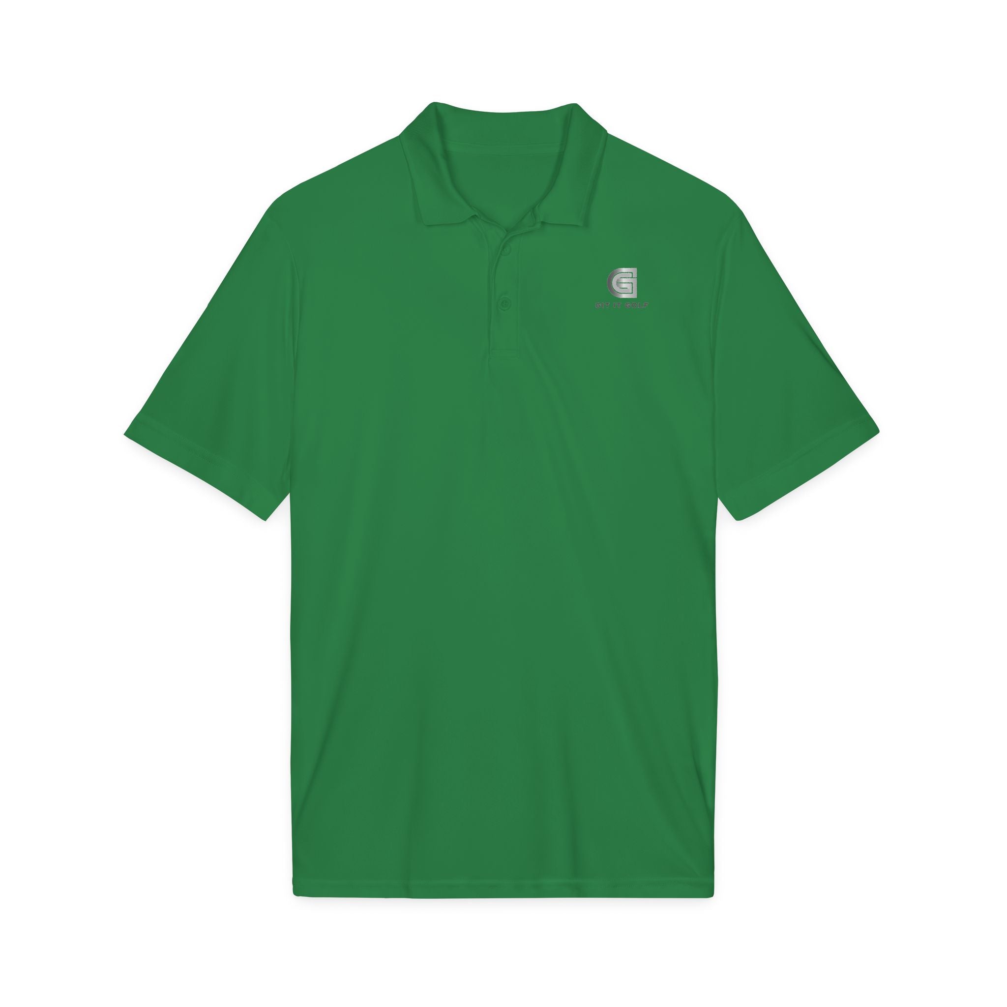 DTF Logo Polo — 'G' Crest with "GIT IT GOLF “Text