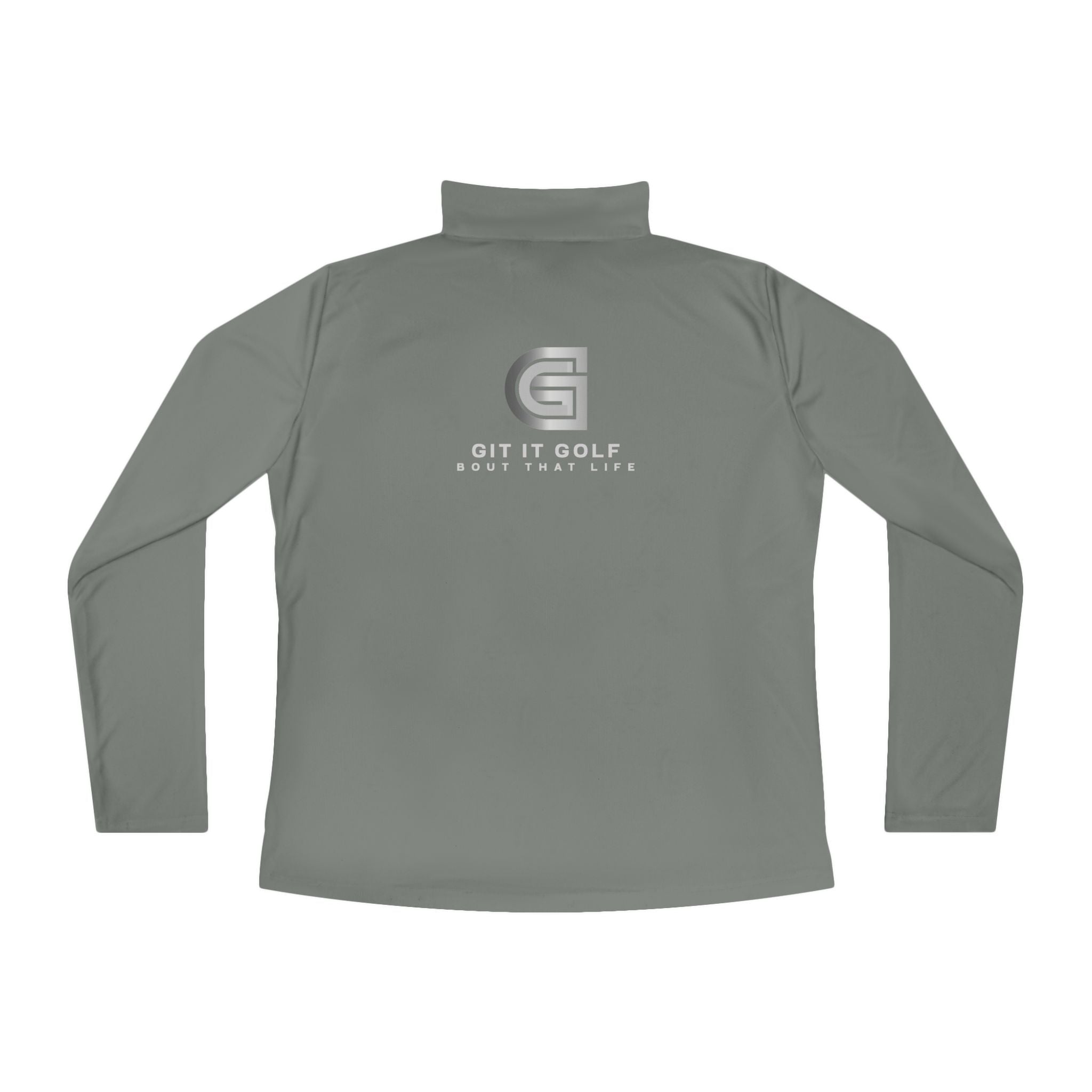 Ladies Quarter-Zip Pullover — Golf Performance Half-Zip with 'Git It Golf' Logo