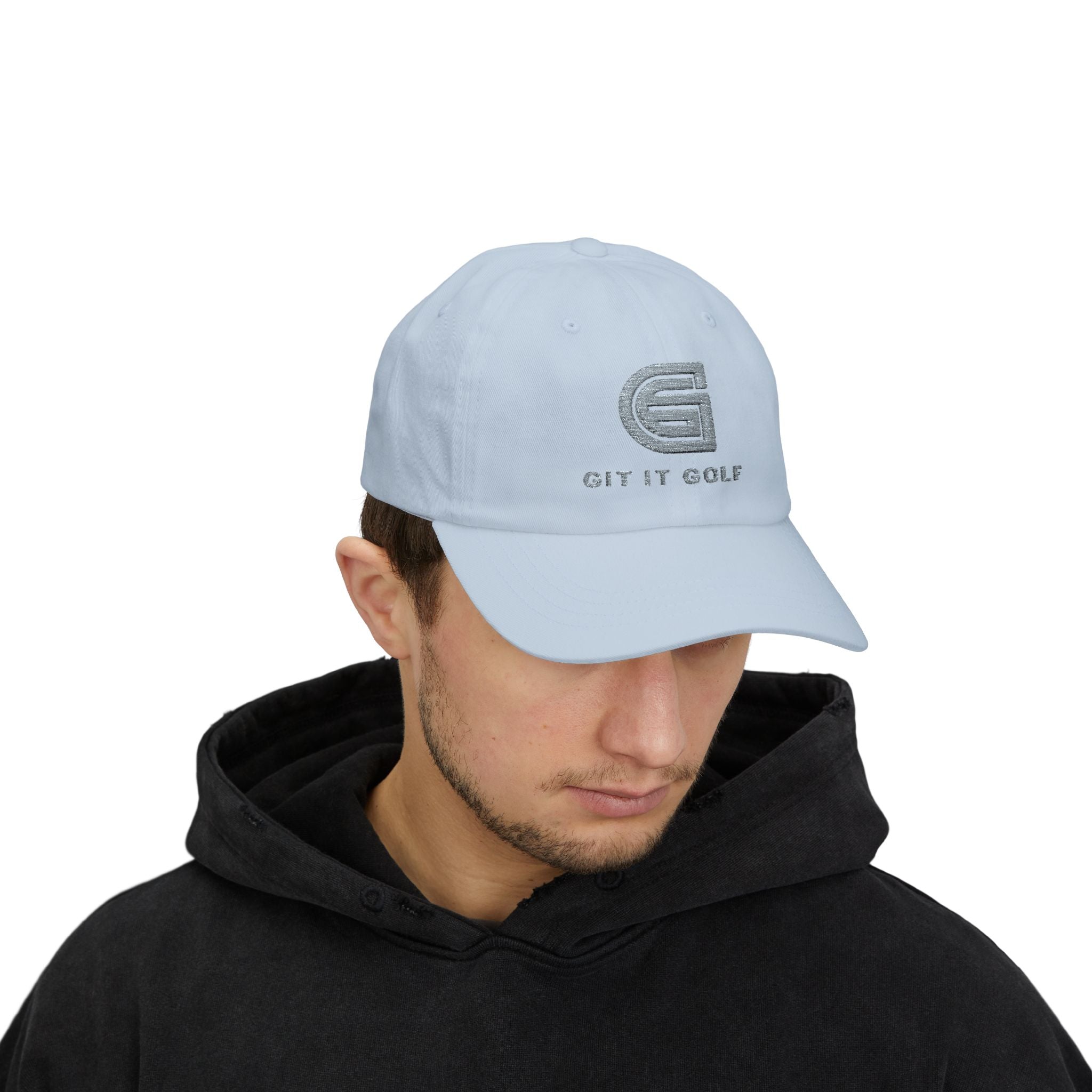 Trendy Dad Cap with Glitter Logo - Perfect for Golf Lovers, Outdoor Events, Gifts for Dad, Casual Style
