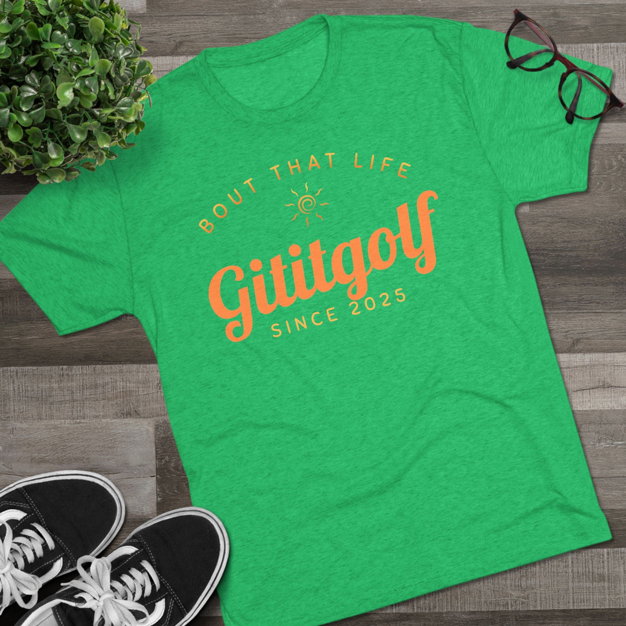 Gititgolf 'Bout That Life' Unisex Tee, Golf Shirt, Sports Apparel, Casual Wear, Gift for Golfers, Summer Style