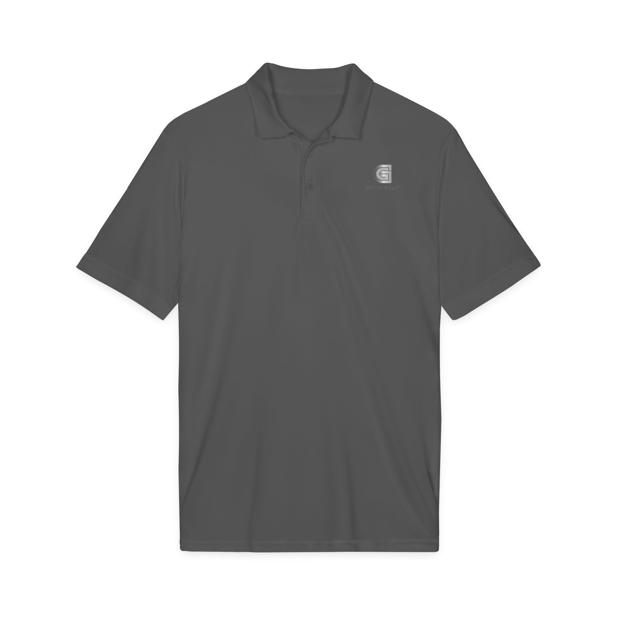 DTF Logo Polo — 'G' Crest with "GIT IT GOLF “Text