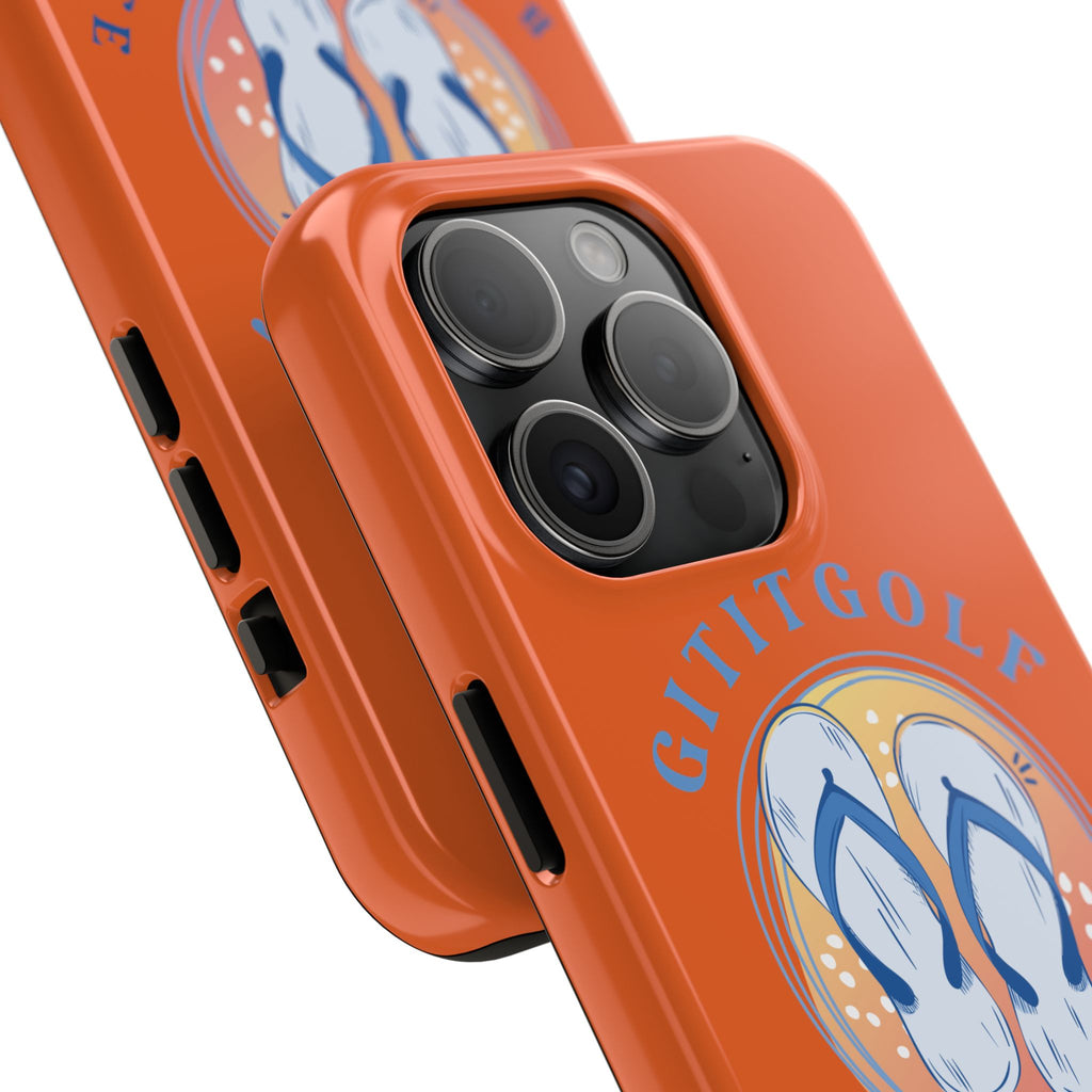 Tough Phone Case — GitItGolf 'Bout That Life Flip-Flop Design