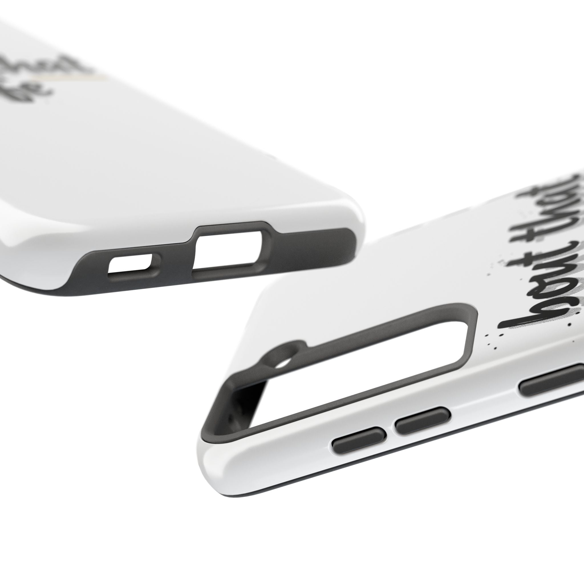 Phone Case — “bout that life” Minimal Protective Tough Case