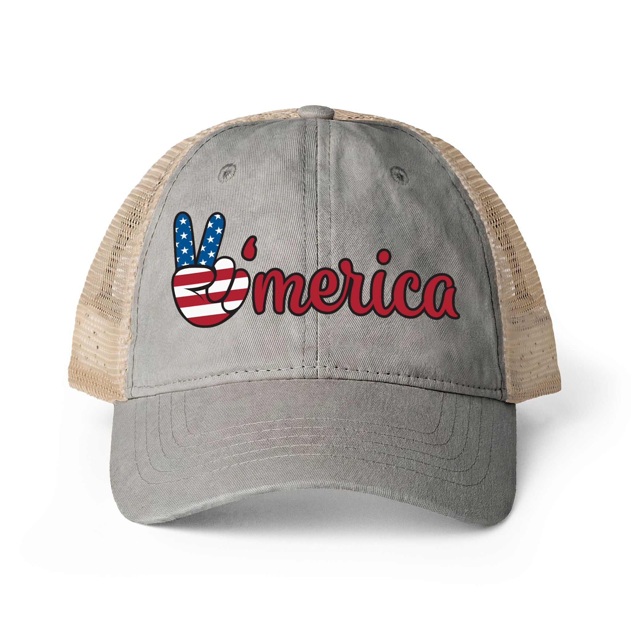 Women's Washed Mesh-Back Cap