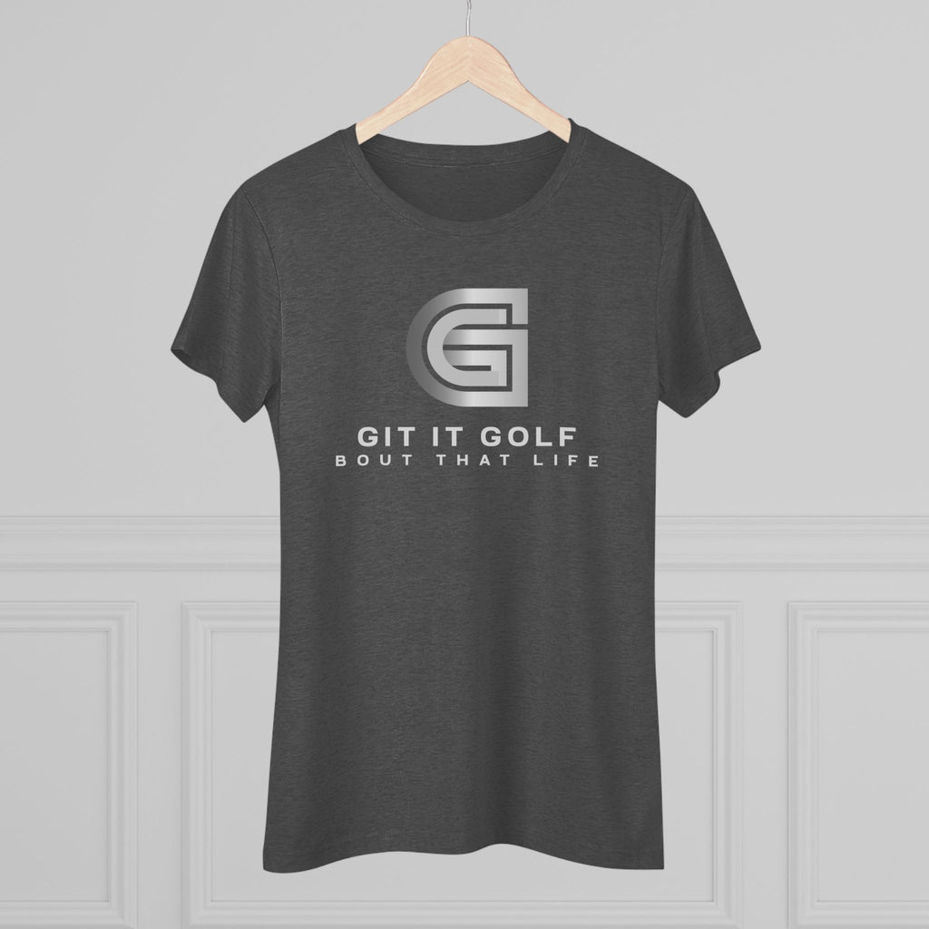 Women's Golf Triblend Tee - Perfect for Golf Lovers, Sports Events, Casual Wear, Gift for Her, Outdoor Activities