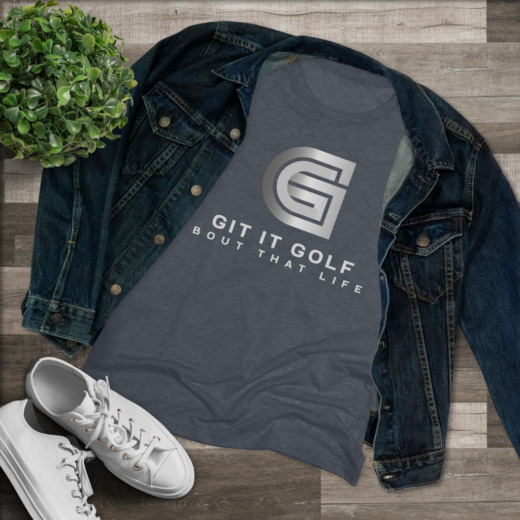 Women's Golf Triblend Tee - Perfect for Golf Lovers, Sports Events, Casual Wear, Gift for Her, Outdoor Activities