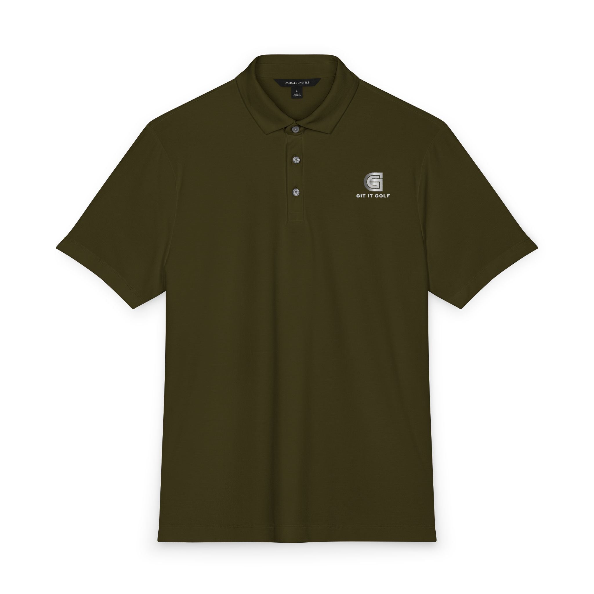 Men's Stretch Jersey Polo — Mercer+Mettle® Classic Performance Polo (Embroidered Chest)
