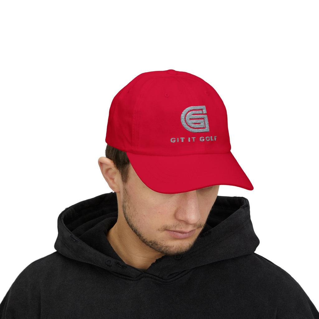 Trendy Dad Cap with Glitter Logo - Perfect for Golf Lovers, Outdoor Events, Gifts for Dad, Casual Style