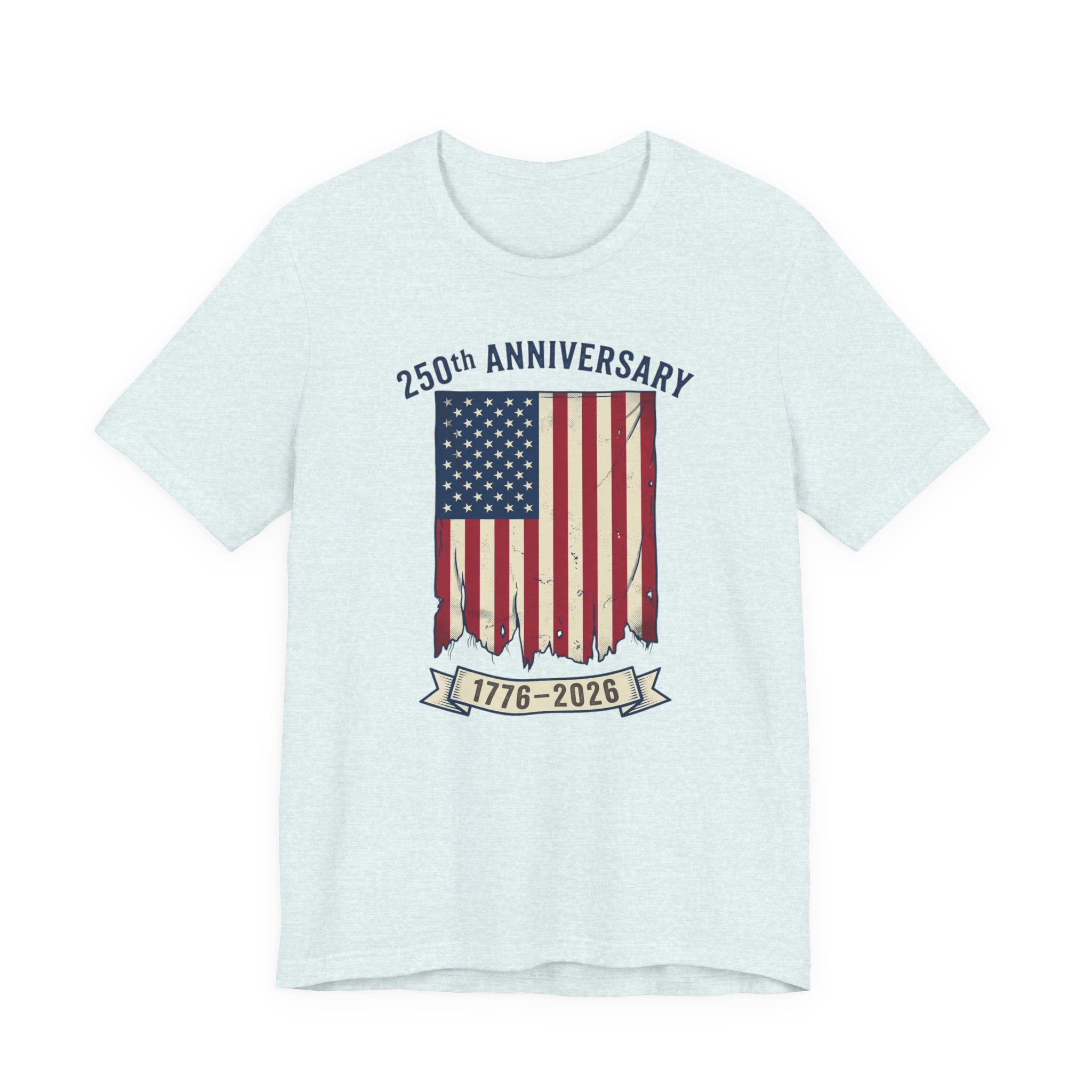 250th Anniversary American Flag Tee — 1776-2026 Bicentennial Patriotic T-Shirt