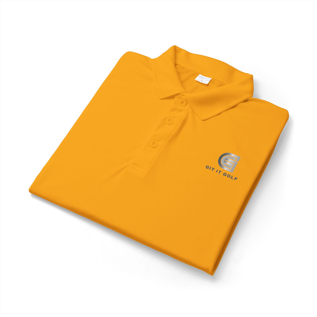 DTF Logo Polo — 'G' Crest with "GIT IT GOLF “Text