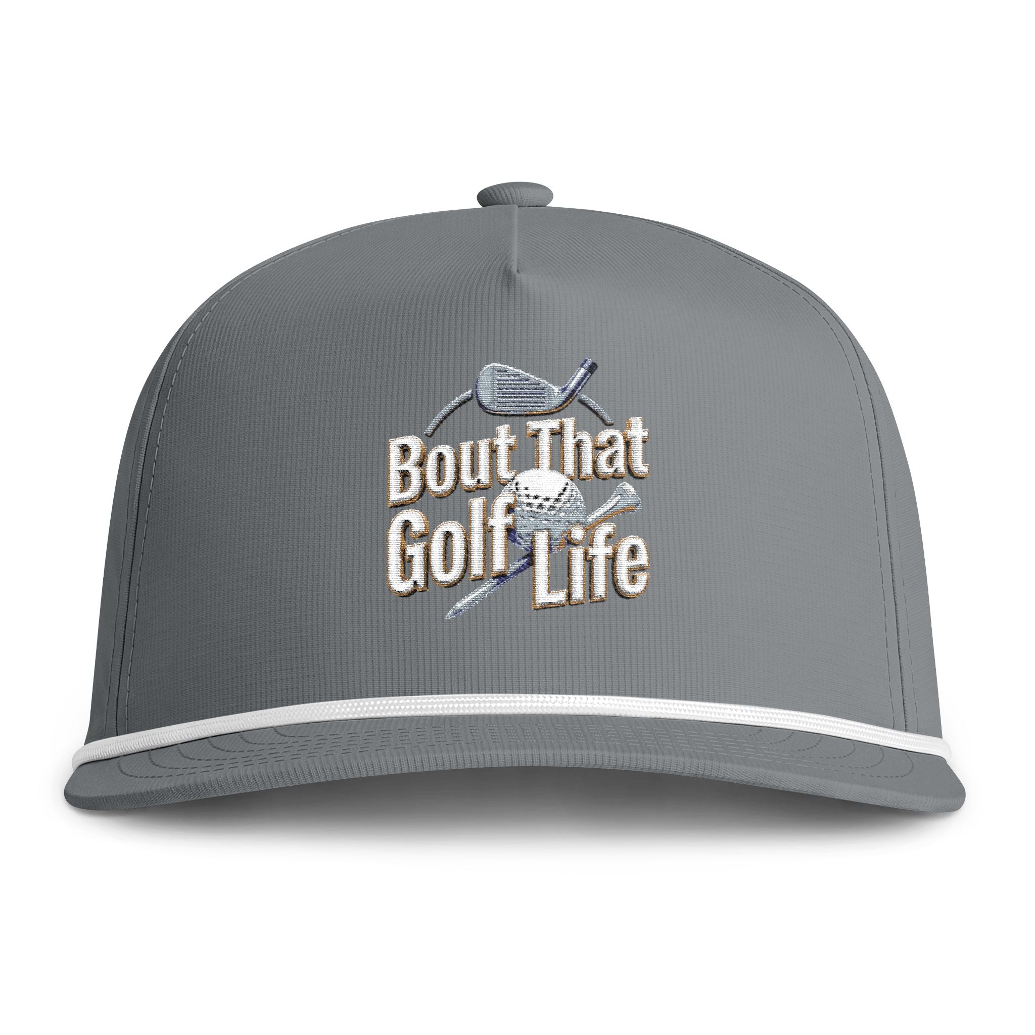 Golf Cap - "Bout That Golf Life" Sunwashed Rope Hat