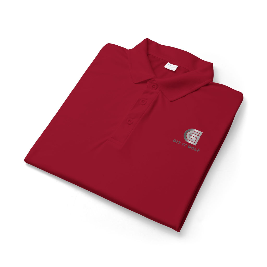 DTF Logo Polo — 'G' Crest with "GIT IT GOLF “Text
