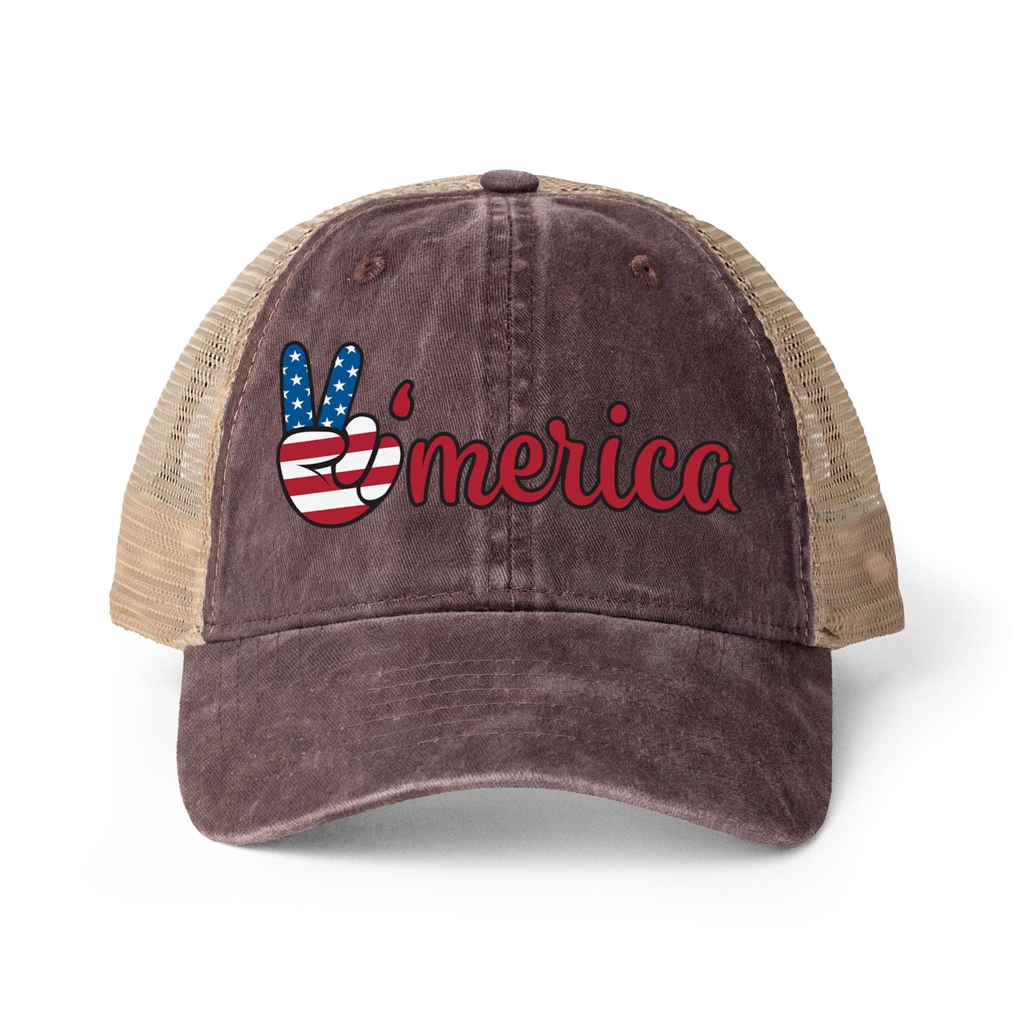 Women's Washed Mesh-Back Cap