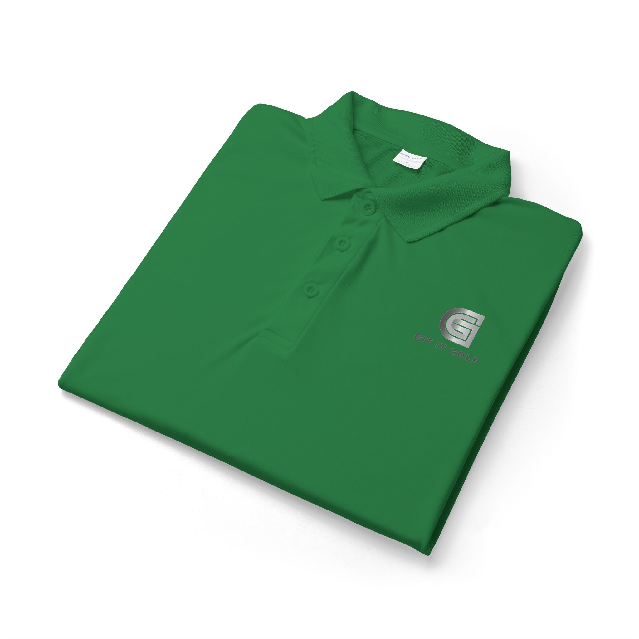 DTF Logo Polo — 'G' Crest with "GIT IT GOLF “Text