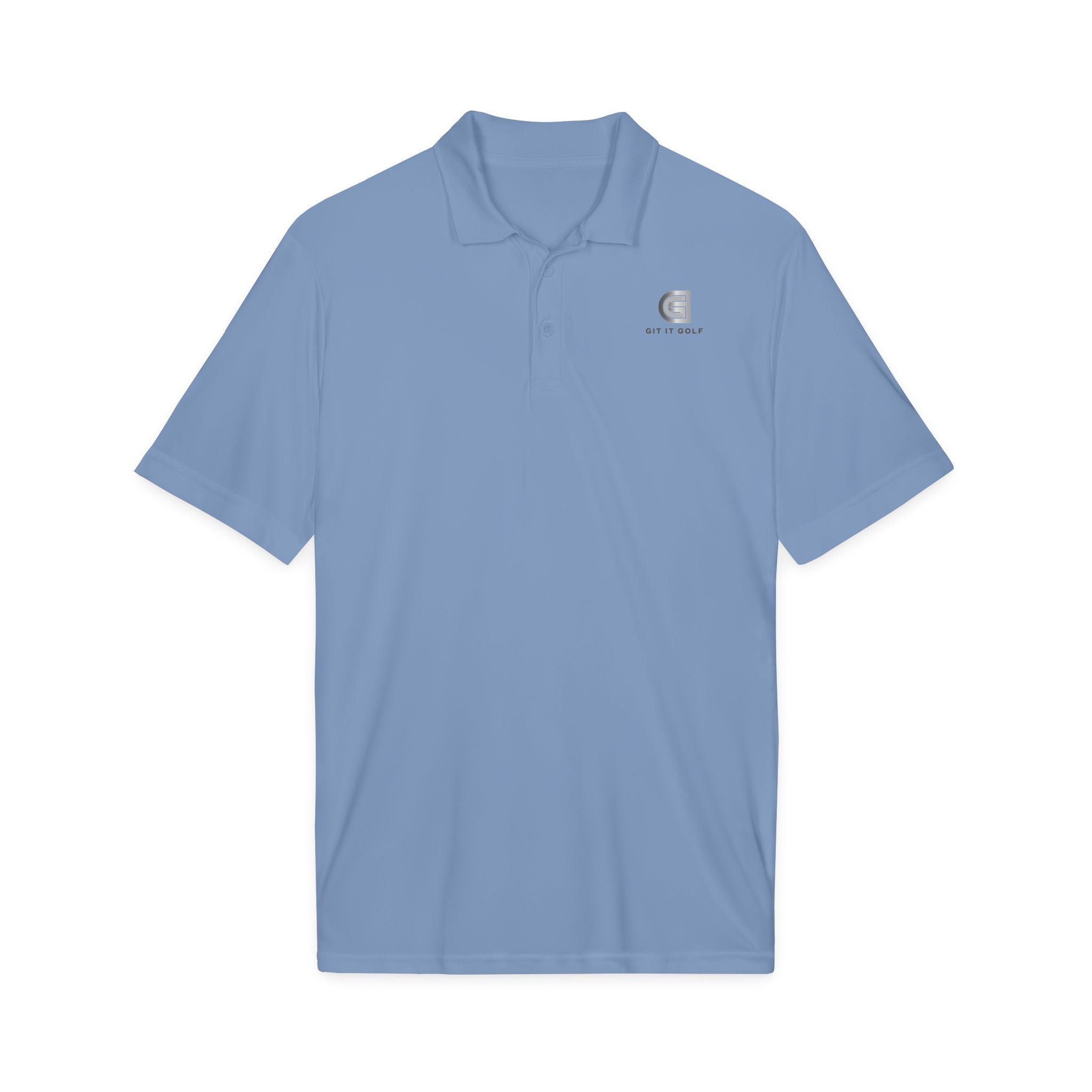 DTF Logo Polo — 'G' Crest with "GIT IT GOLF “Text