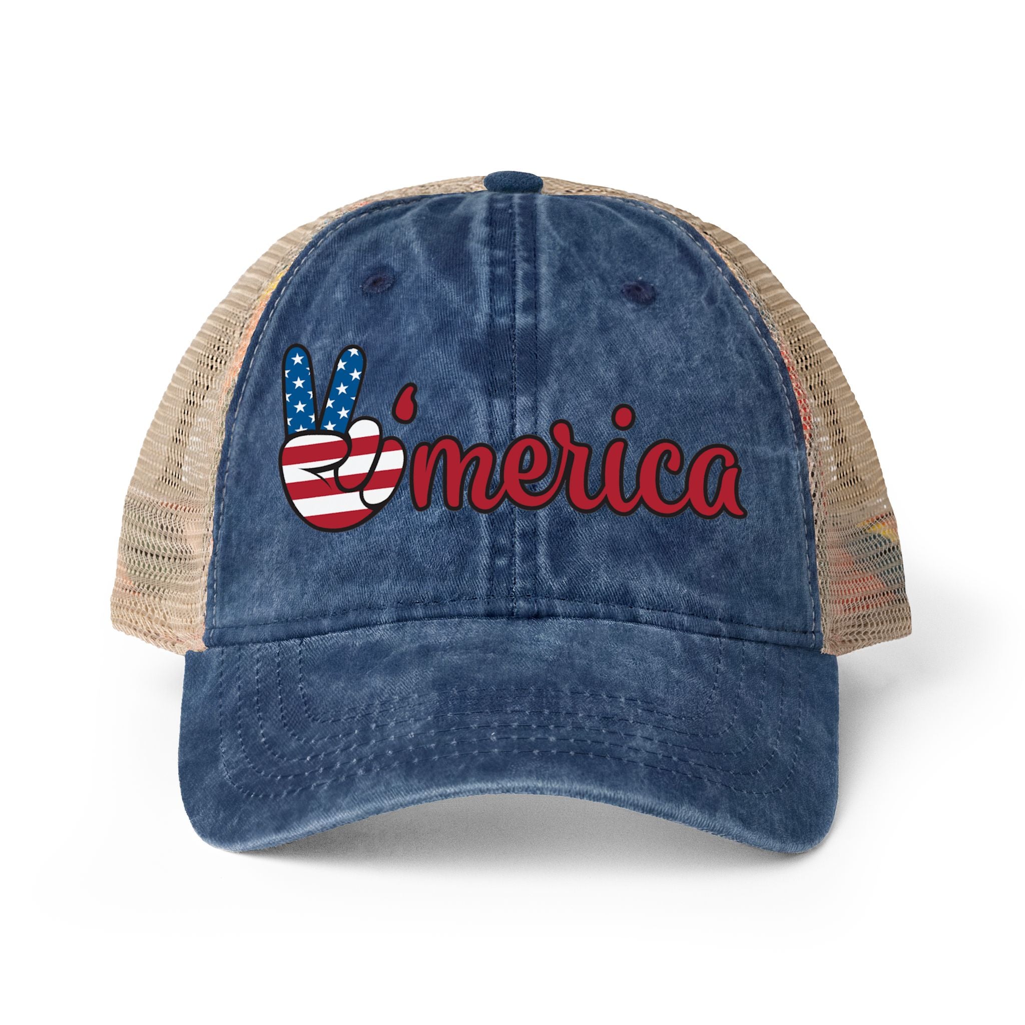 Women's Washed Mesh-Back Cap