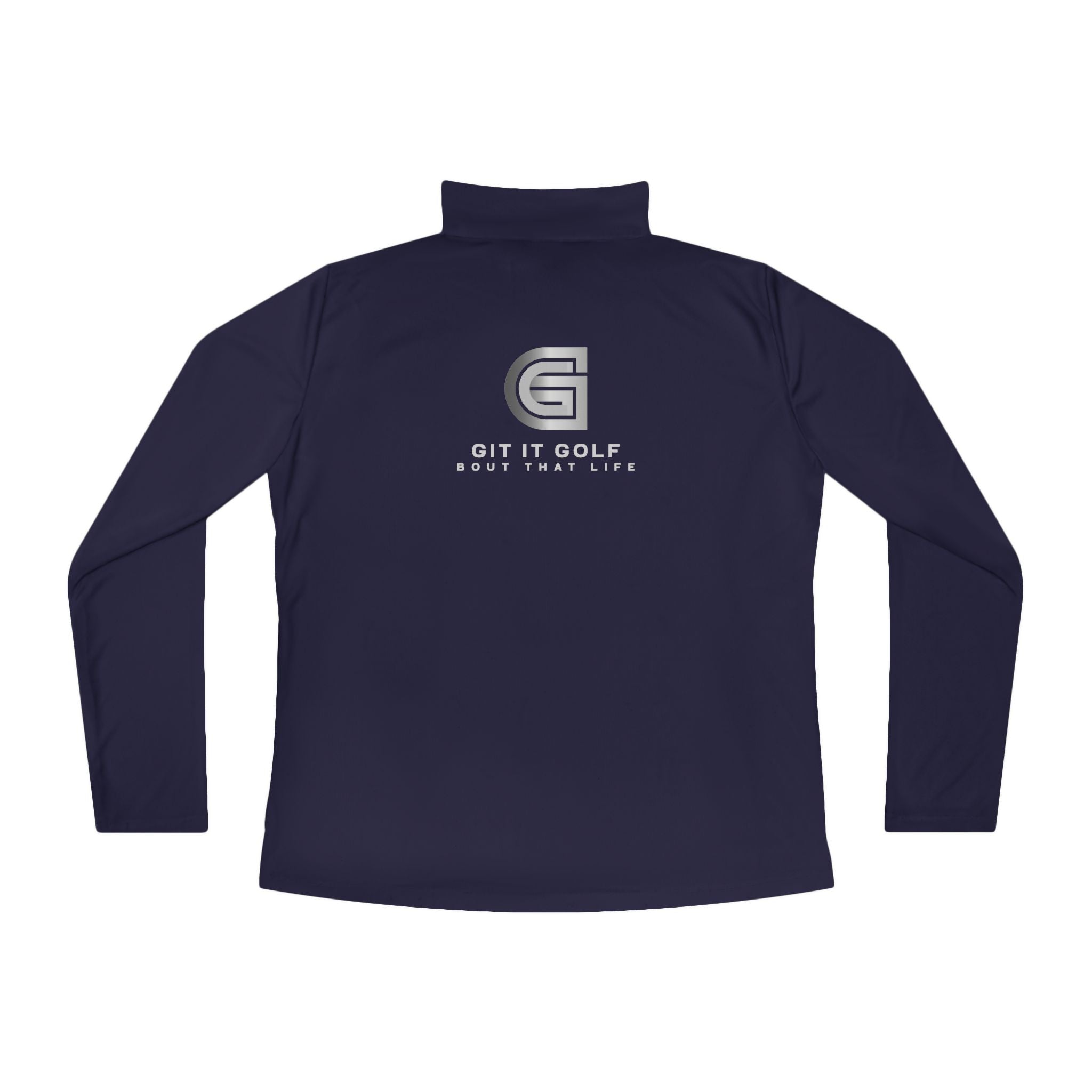 Ladies Quarter-Zip Pullover — Golf Performance Half-Zip with 'Git It Golf' Logo