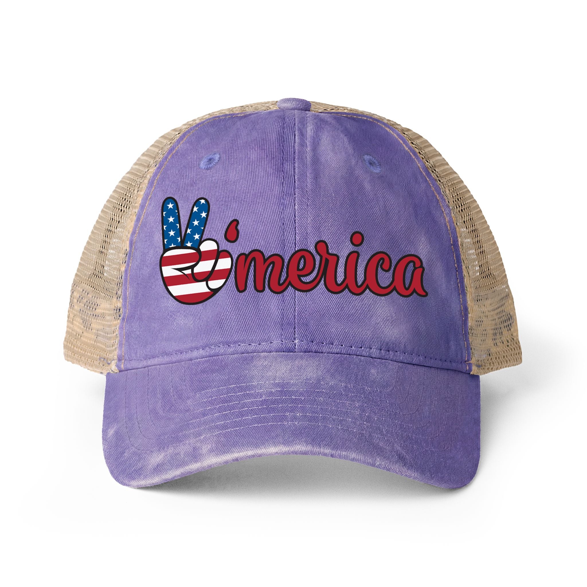 Women's Washed Mesh-Back Cap
