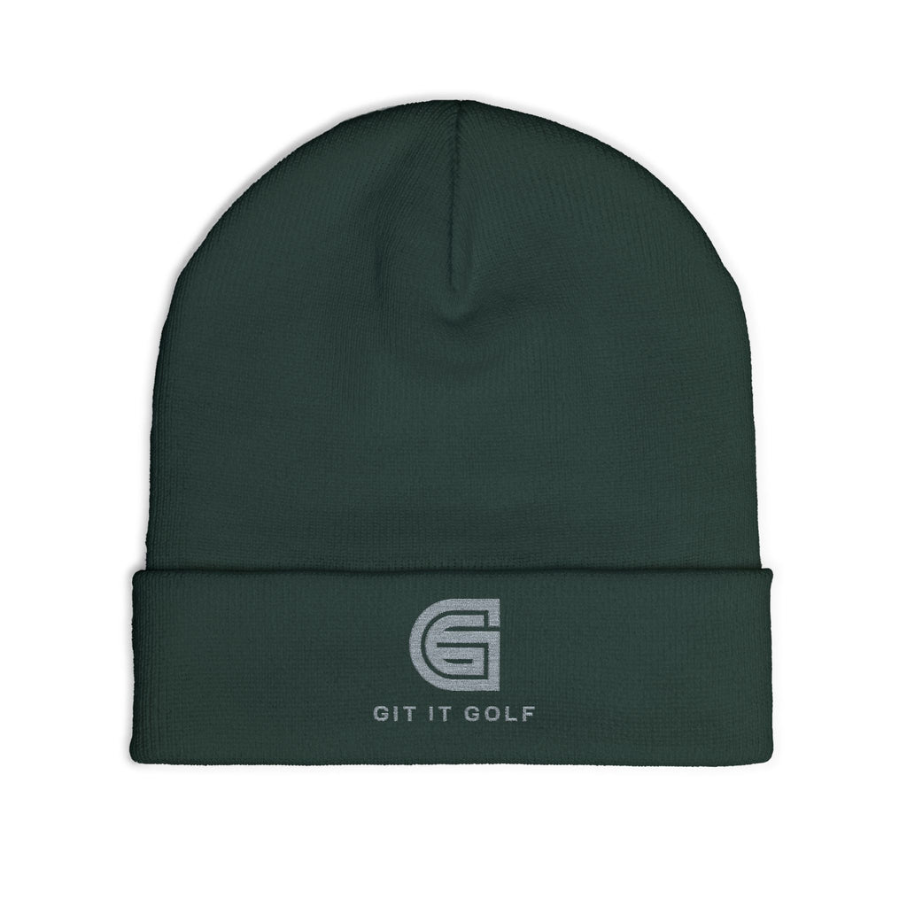 Embroidered Knit Beanie for Golf Lovers, Stylish Winter Hat, Unisex Beanie, Personalized Gift, Warm Headwear