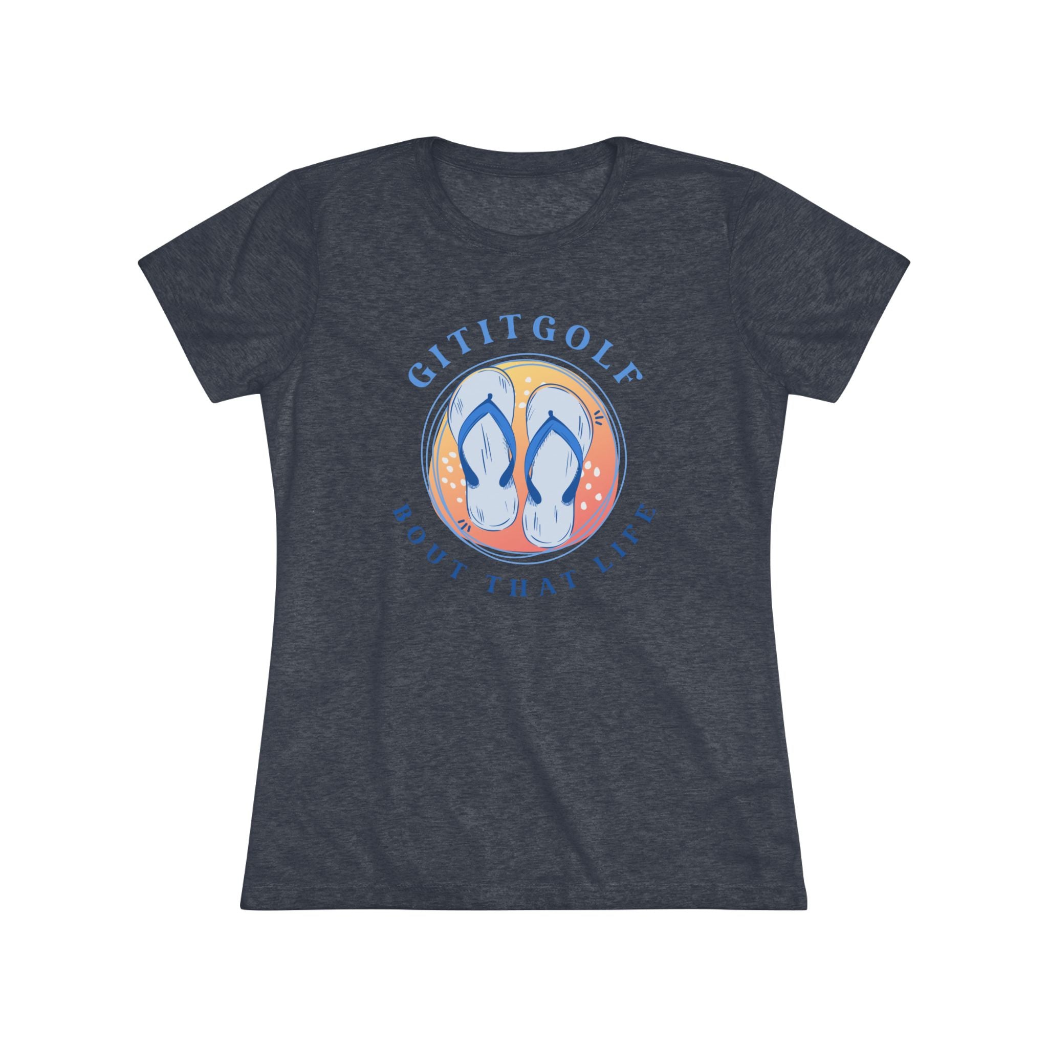 Golf-Inspired Women's Triblend Tee - Perfect for Golf Lovers, Casual Wear, Summer Outings, Gifts, and Celebration Days