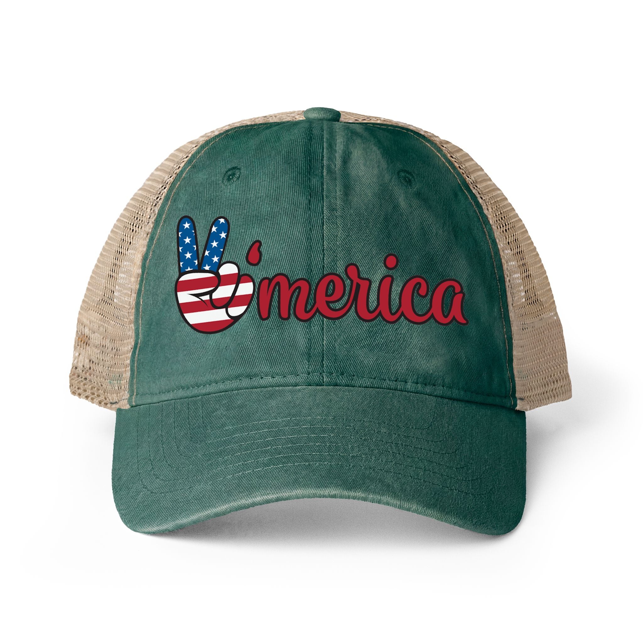 Women's Washed Mesh-Back Cap