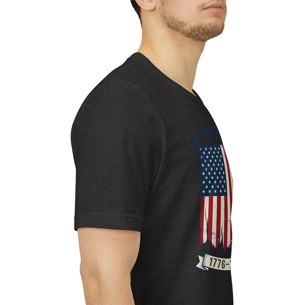 250th Anniversary American Flag Tee — 1776-2026 Bicentennial Patriotic T-Shirt