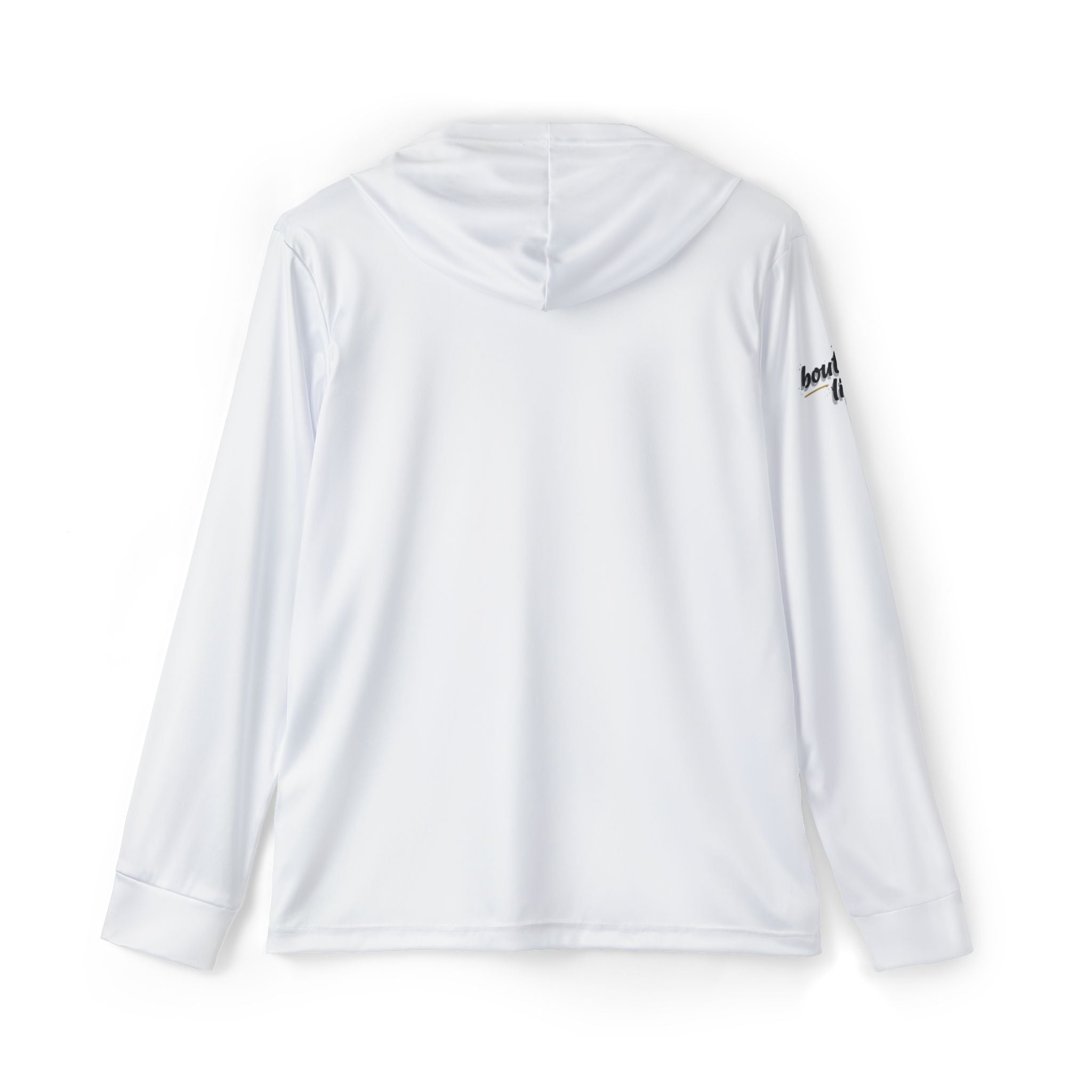 Men's Sports Warmup Hoodie — 'Day at Sea' Nautical Shell Logo