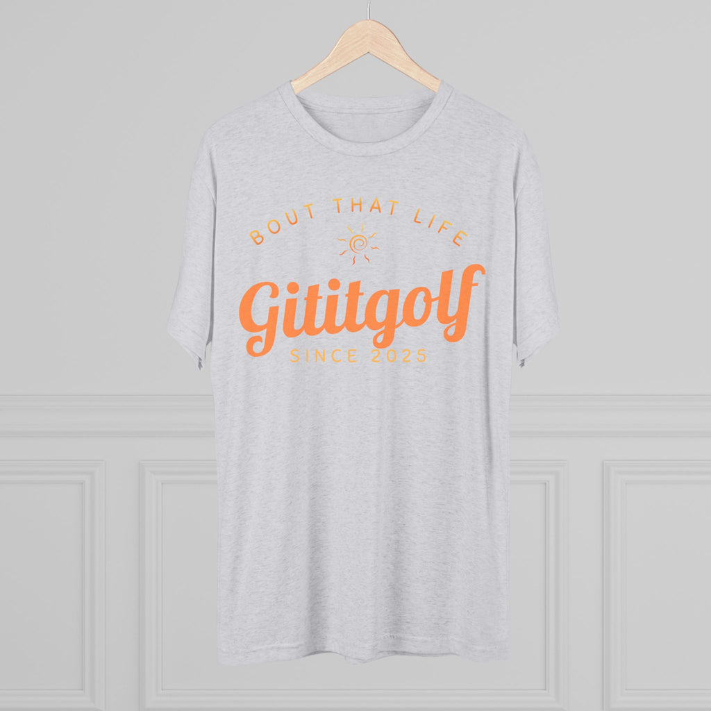 Gititgolf 'Bout That Life' Unisex Tee, Golf Shirt, Sports Apparel, Casual Wear, Gift for Golfers, Summer Style