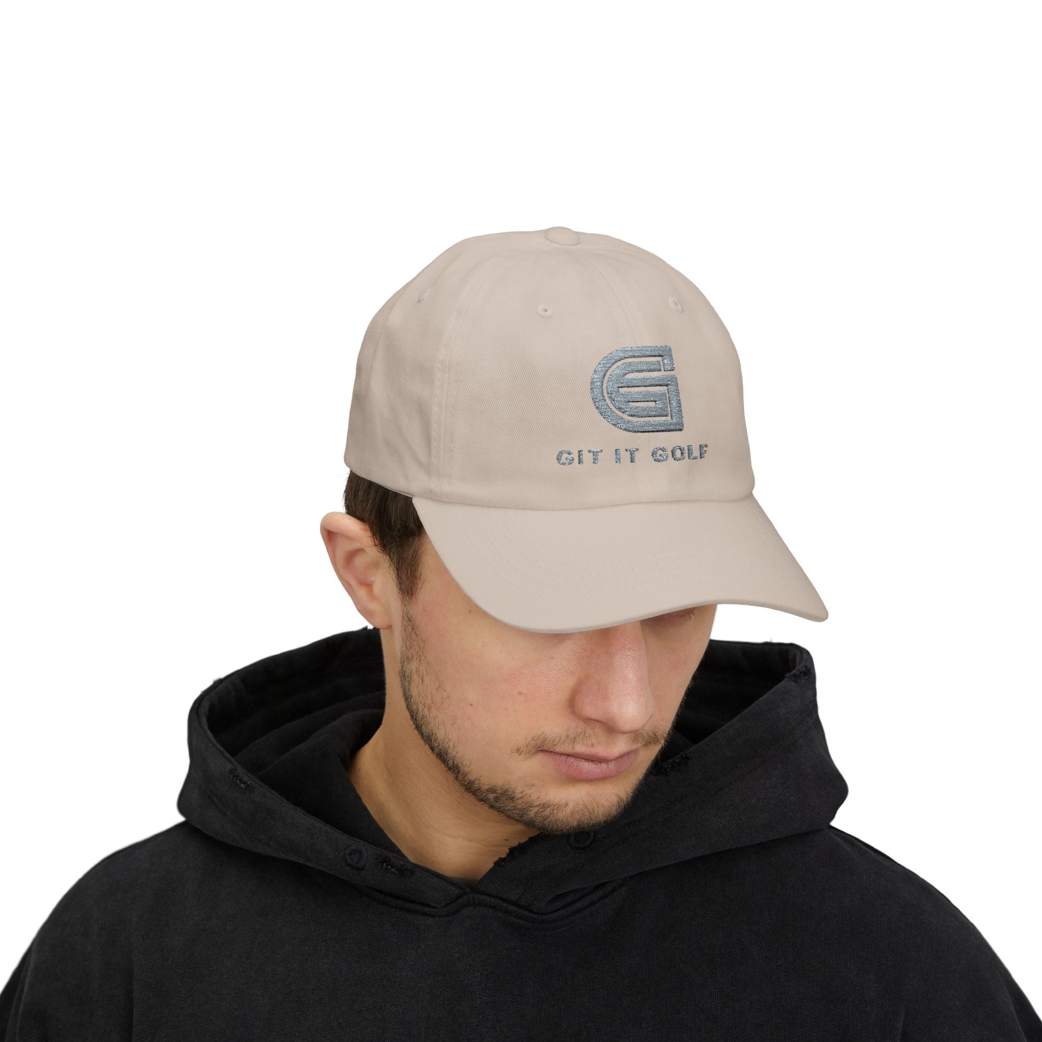 Trendy Dad Cap with Glitter Logo - Perfect for Golf Lovers, Outdoor Events, Gifts for Dad, Casual Style