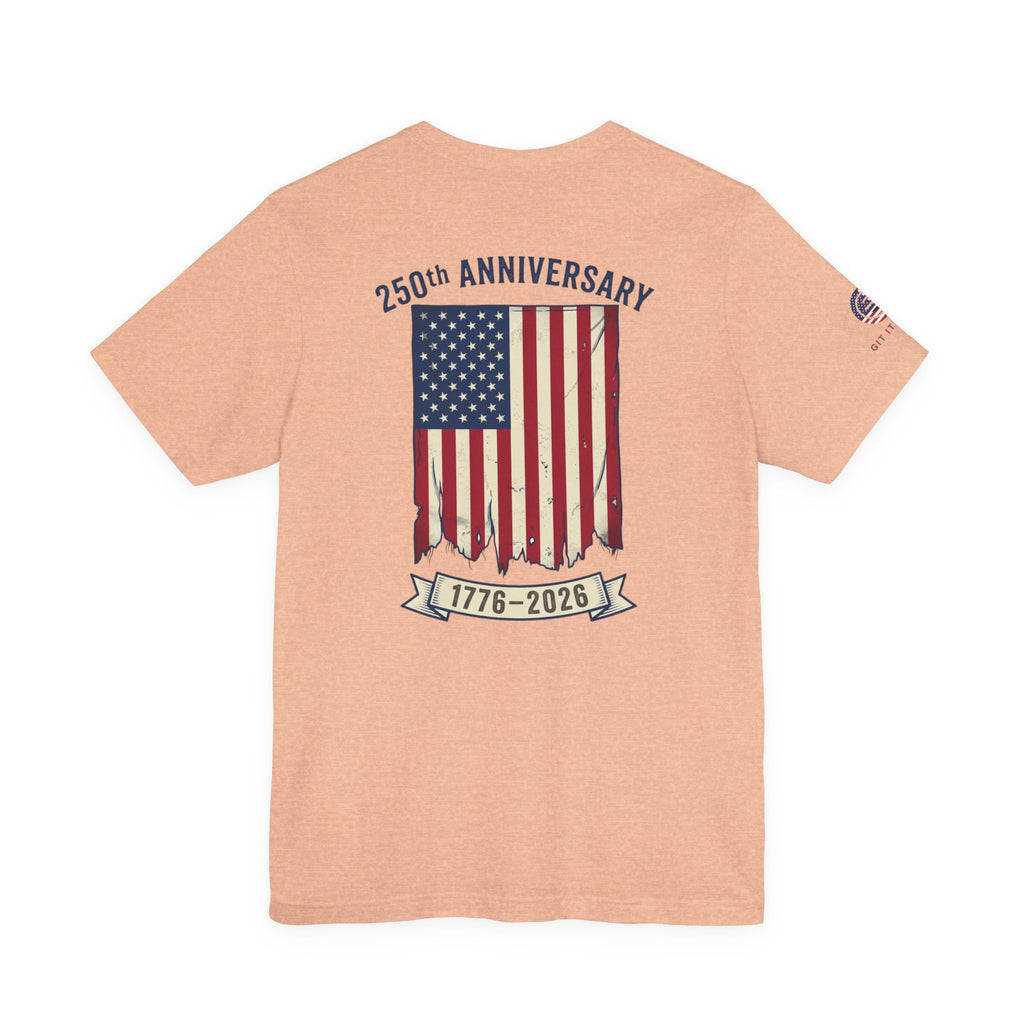 1776–2026 250th Anniversary Flag T-Shirt