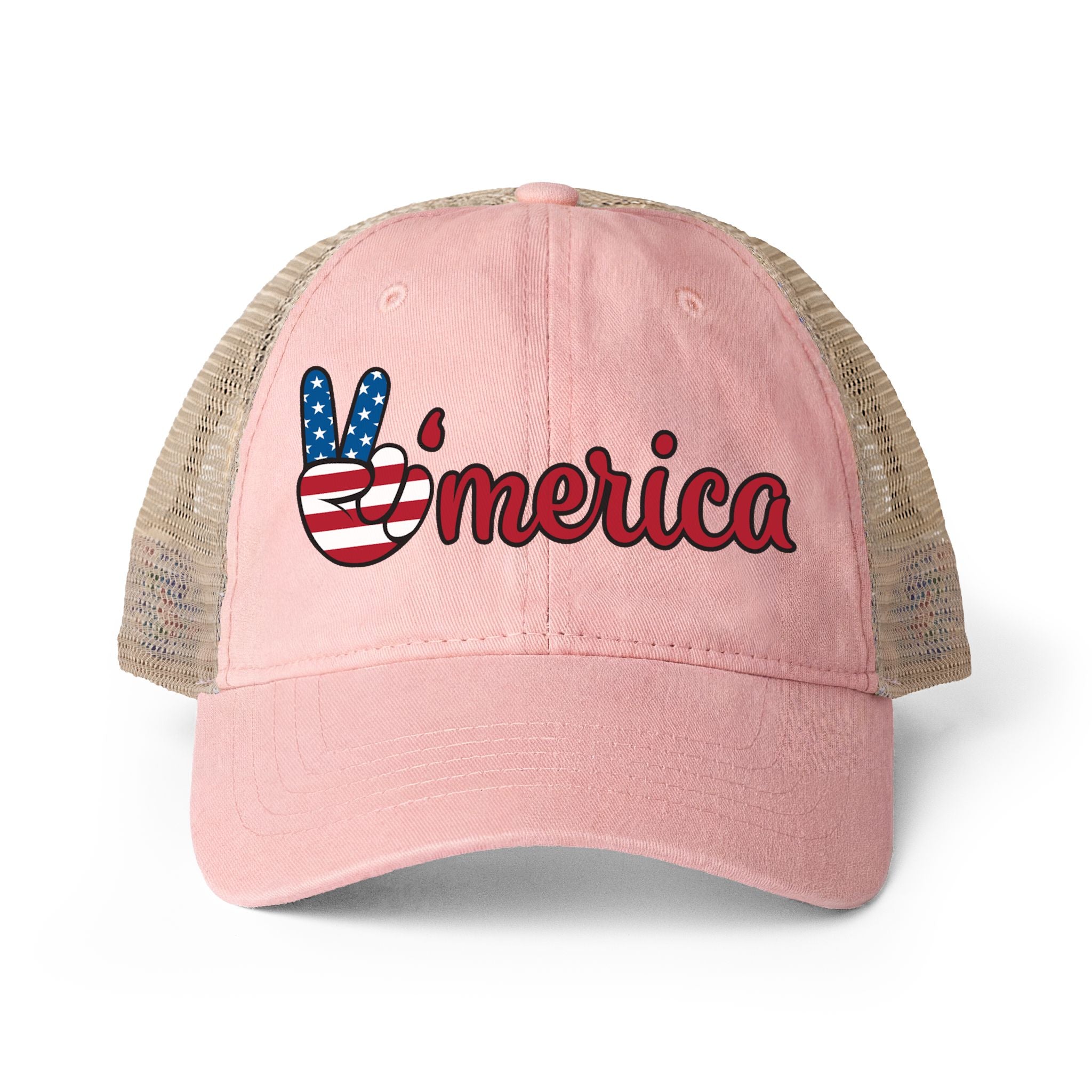 Women's Washed Mesh-Back Cap