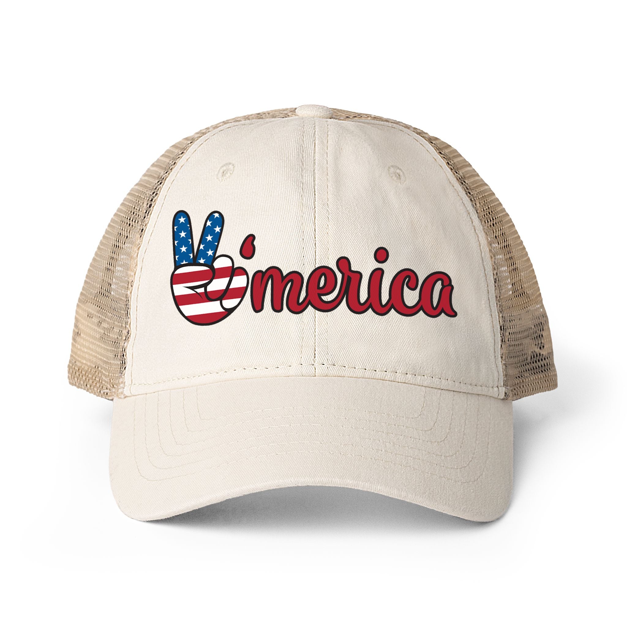 Women's Washed Mesh-Back Cap