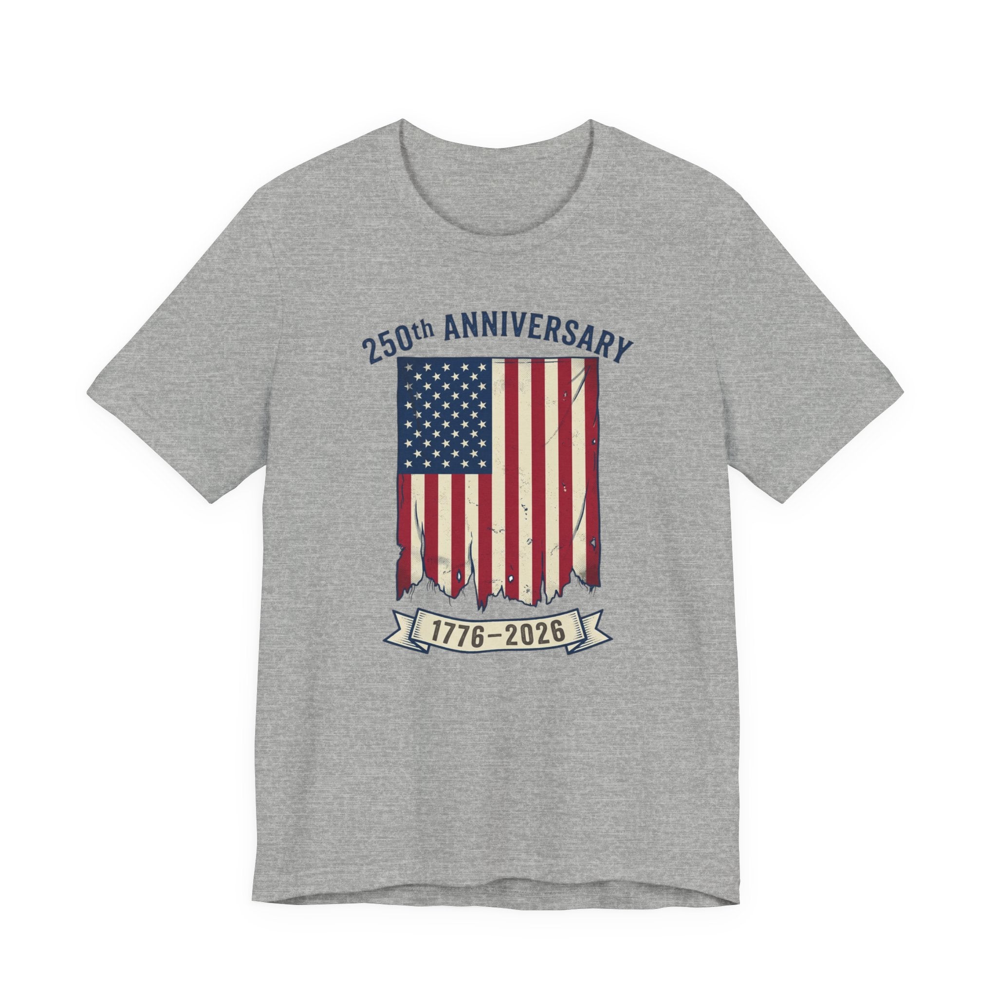 250th Anniversary American Flag Tee — 1776-2026 Bicentennial Patriotic T-Shirt