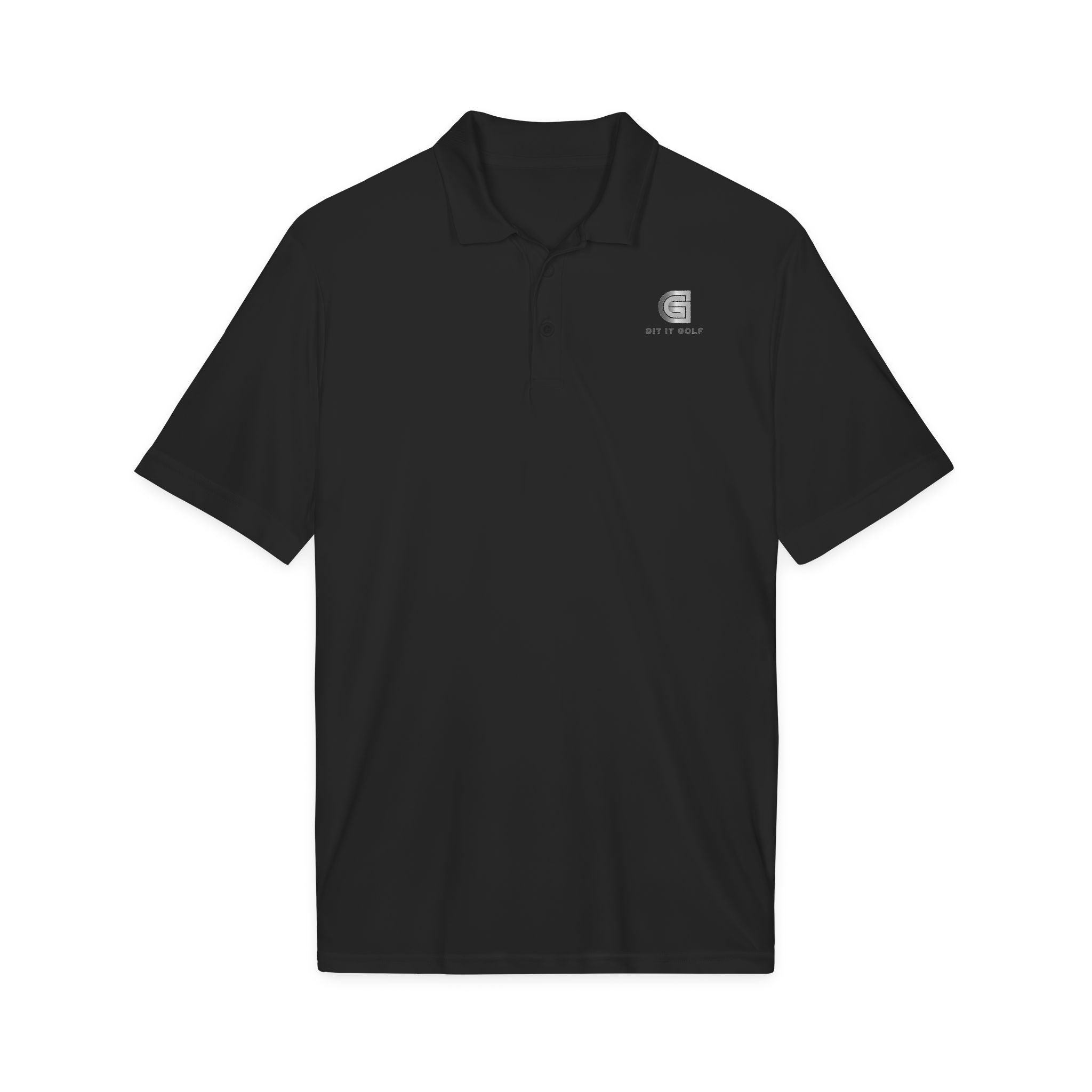 DTF Logo Polo — 'G' Crest with "GIT IT GOLF “Text