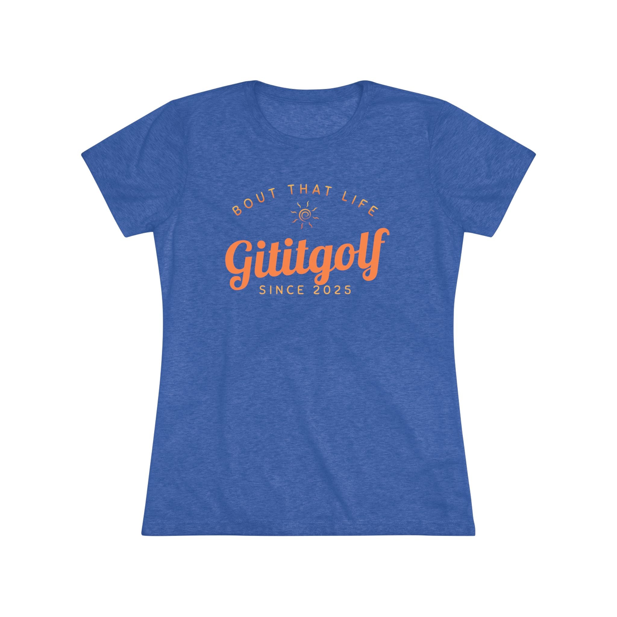Women's Golf-Inspired Triblend Tee - Perfect for Golf Lovers, Casual Wear, Unique Gift, Active Lifestyle, Soft and Comfy Top
