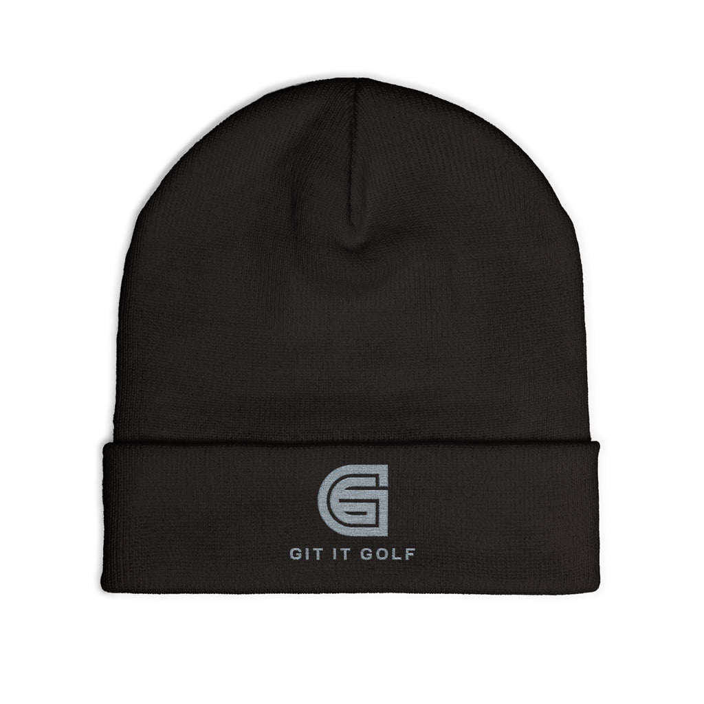 Embroidered Knit Beanie for Golf Lovers, Stylish Winter Hat, Unisex Beanie, Personalized Gift, Warm Headwear