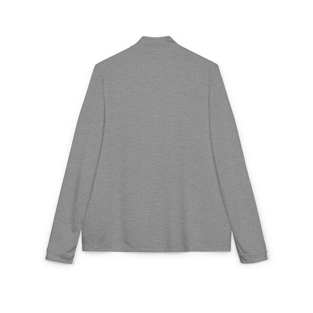 Embroidered Quarter‑Zip Pullover