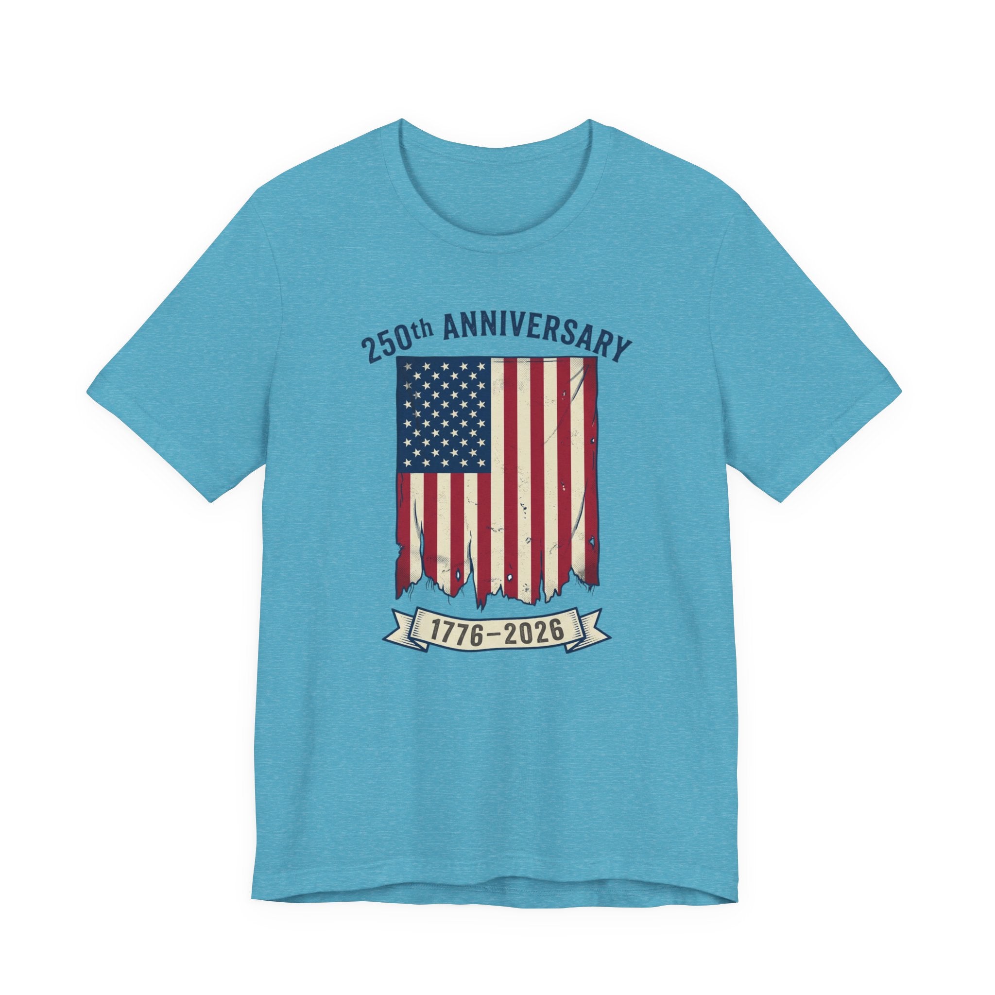 250th Anniversary American Flag Tee — 1776-2026 Bicentennial Patriotic T-Shirt