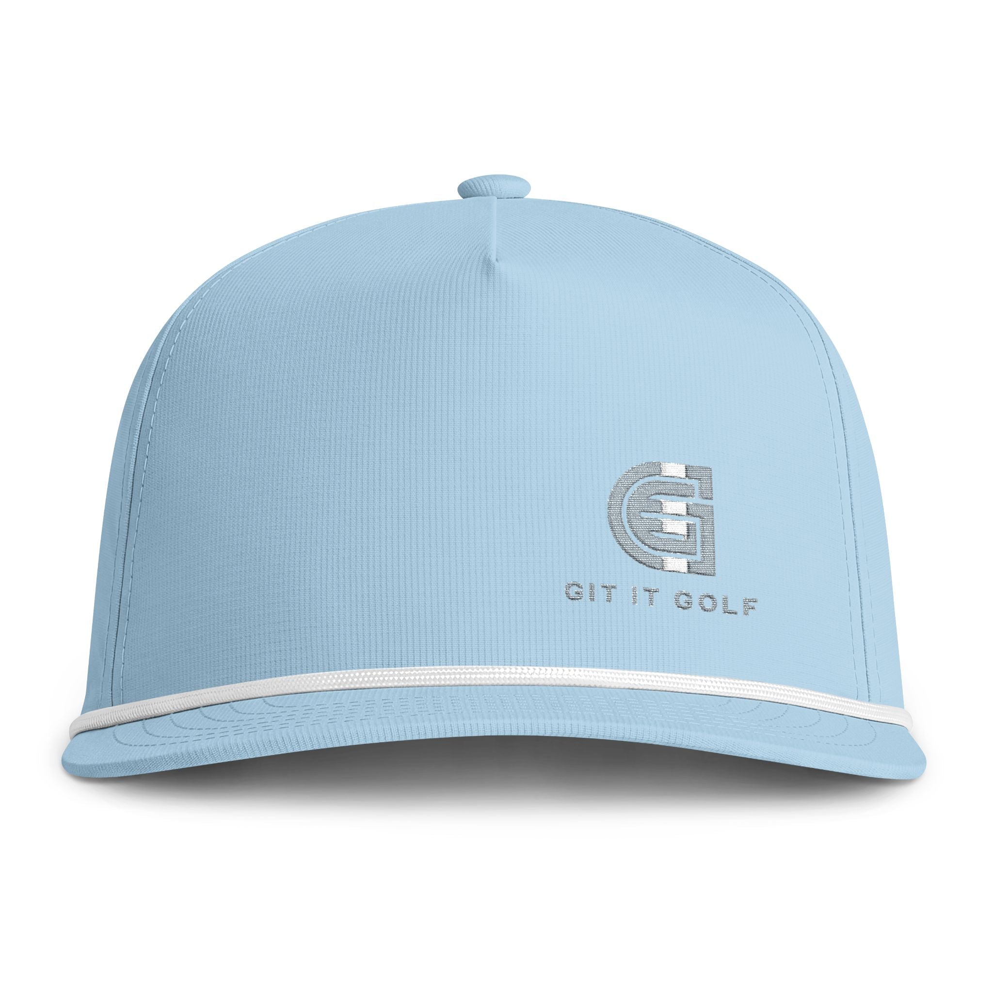 Sunwashed Rope Cap — Vintage Rope-Trim Golf Hat