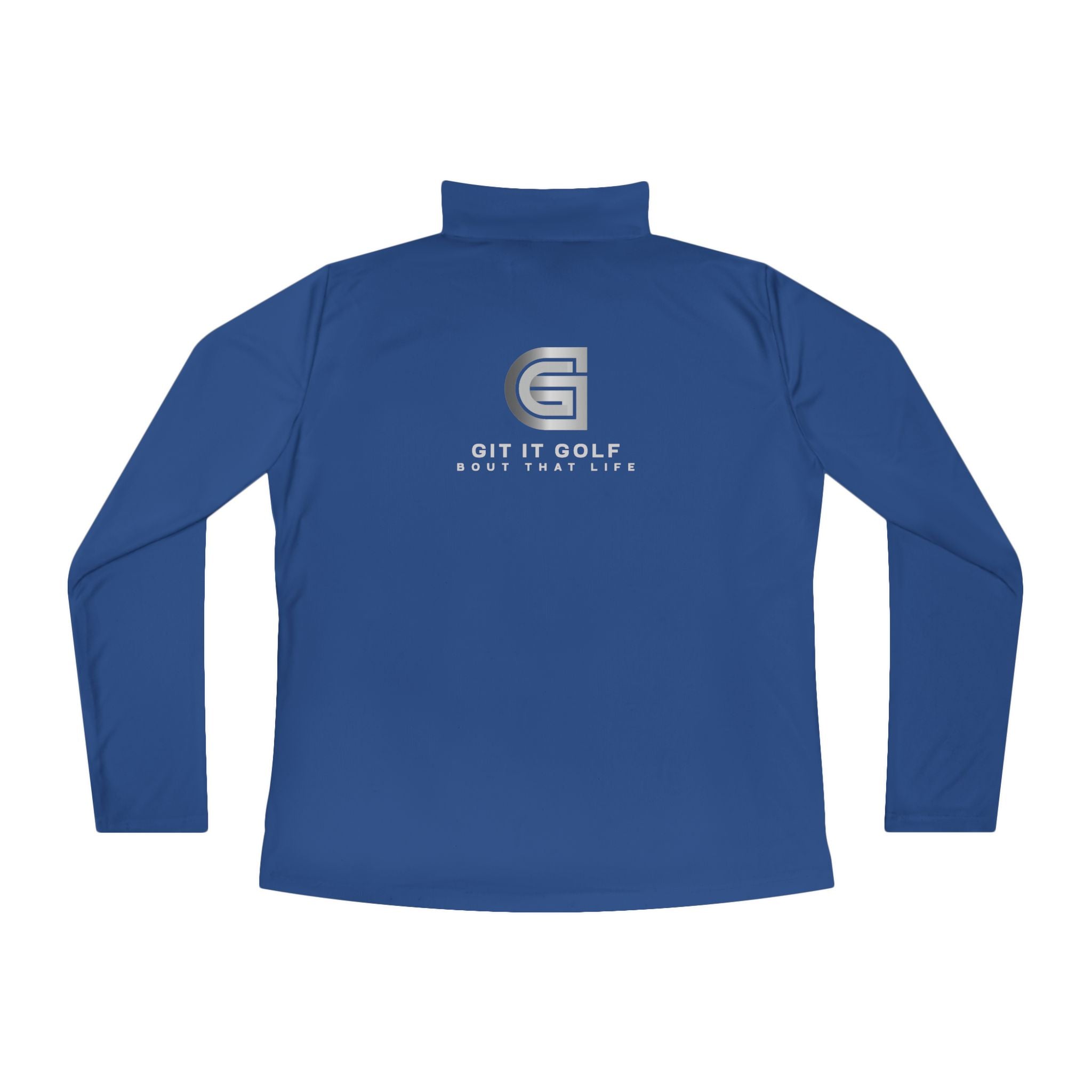 Ladies Quarter-Zip Pullover — Golf Performance Half-Zip with 'Git It Golf' Logo