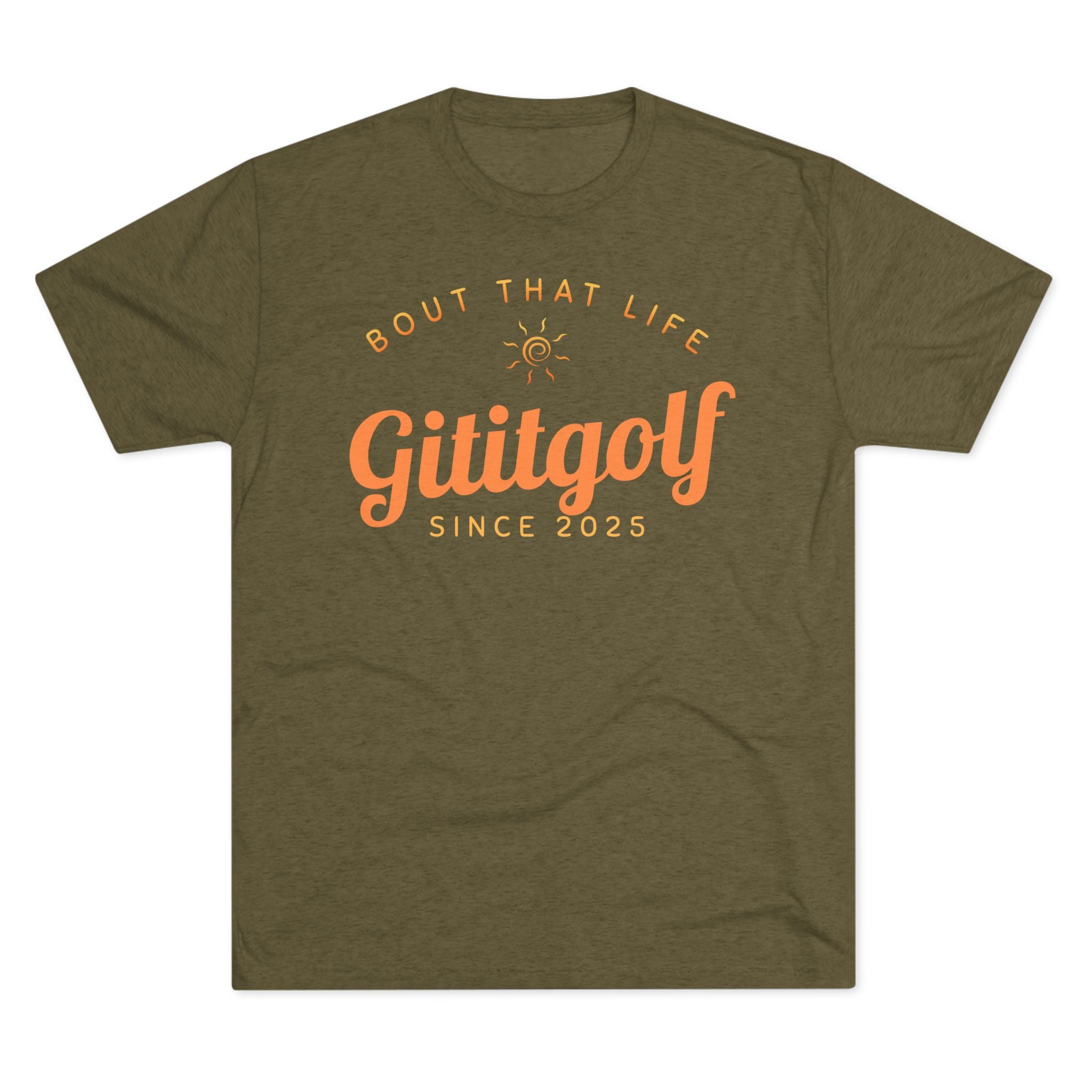 Gititgolf 'Bout That Life' Unisex Tee, Golf Shirt, Sports Apparel, Casual Wear, Gift for Golfers, Summer Style