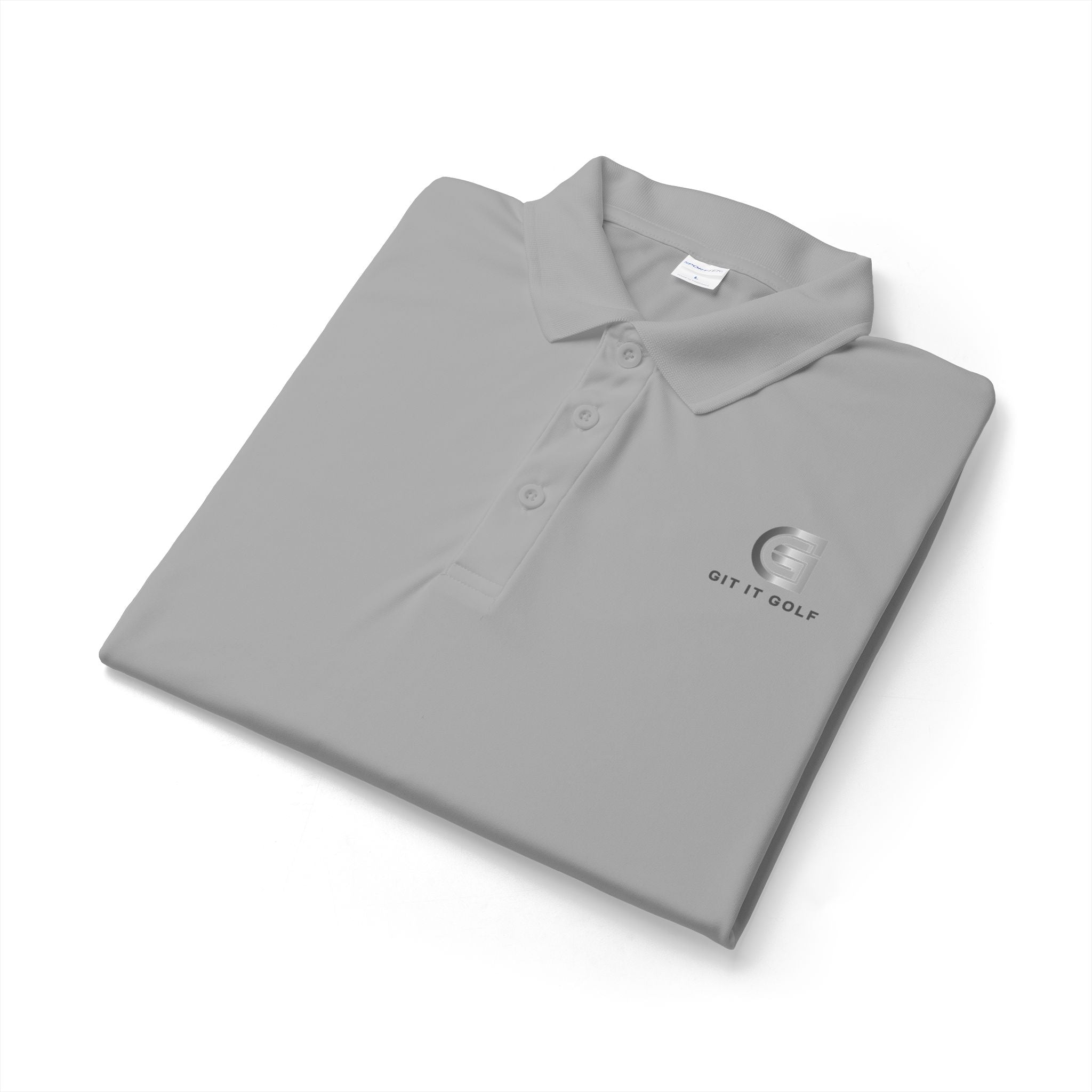 DTF Logo Polo — 'G' Crest with "GIT IT GOLF “Text