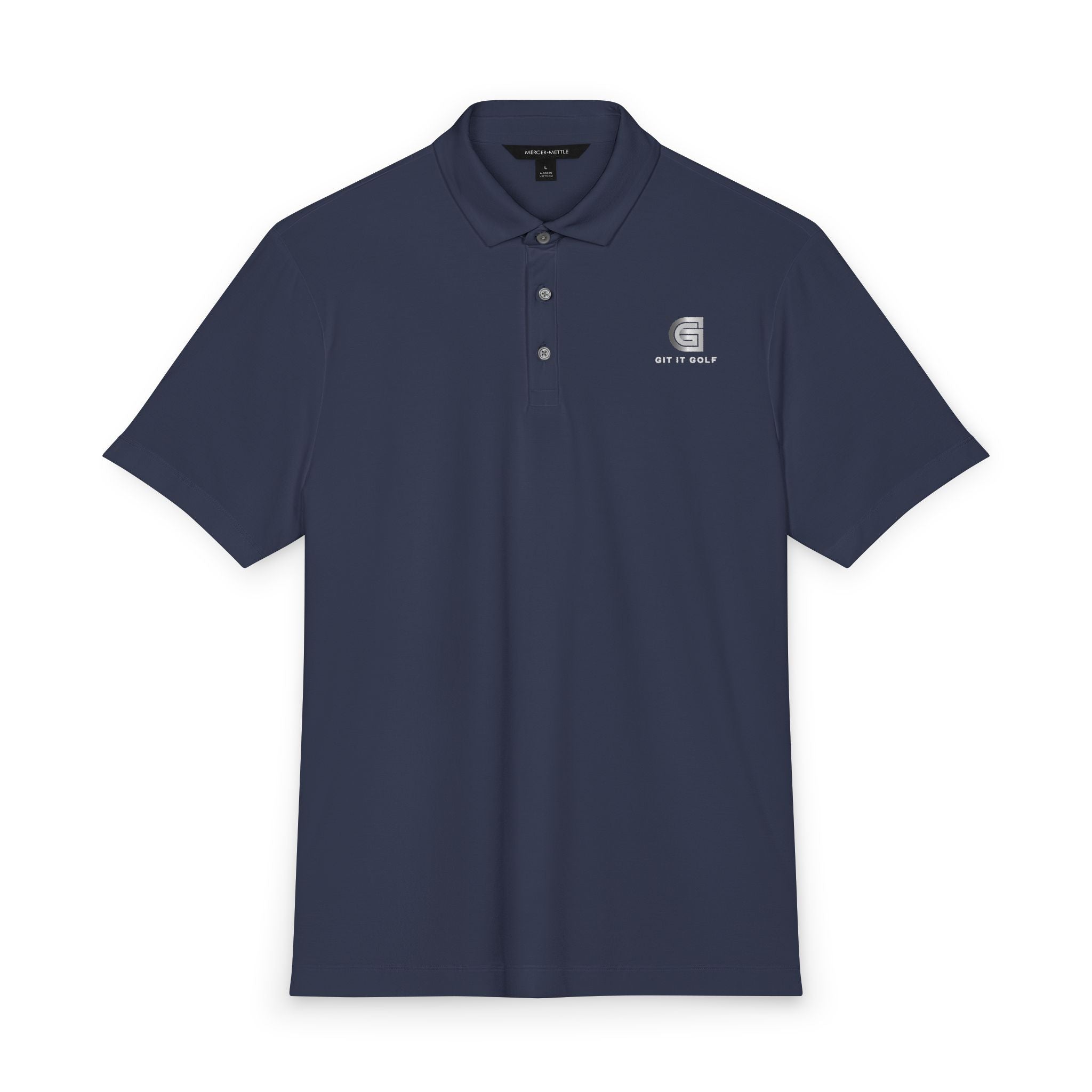 Men's Stretch Jersey Polo — Mercer+Mettle® Classic Performance Polo (Embroidered Chest)