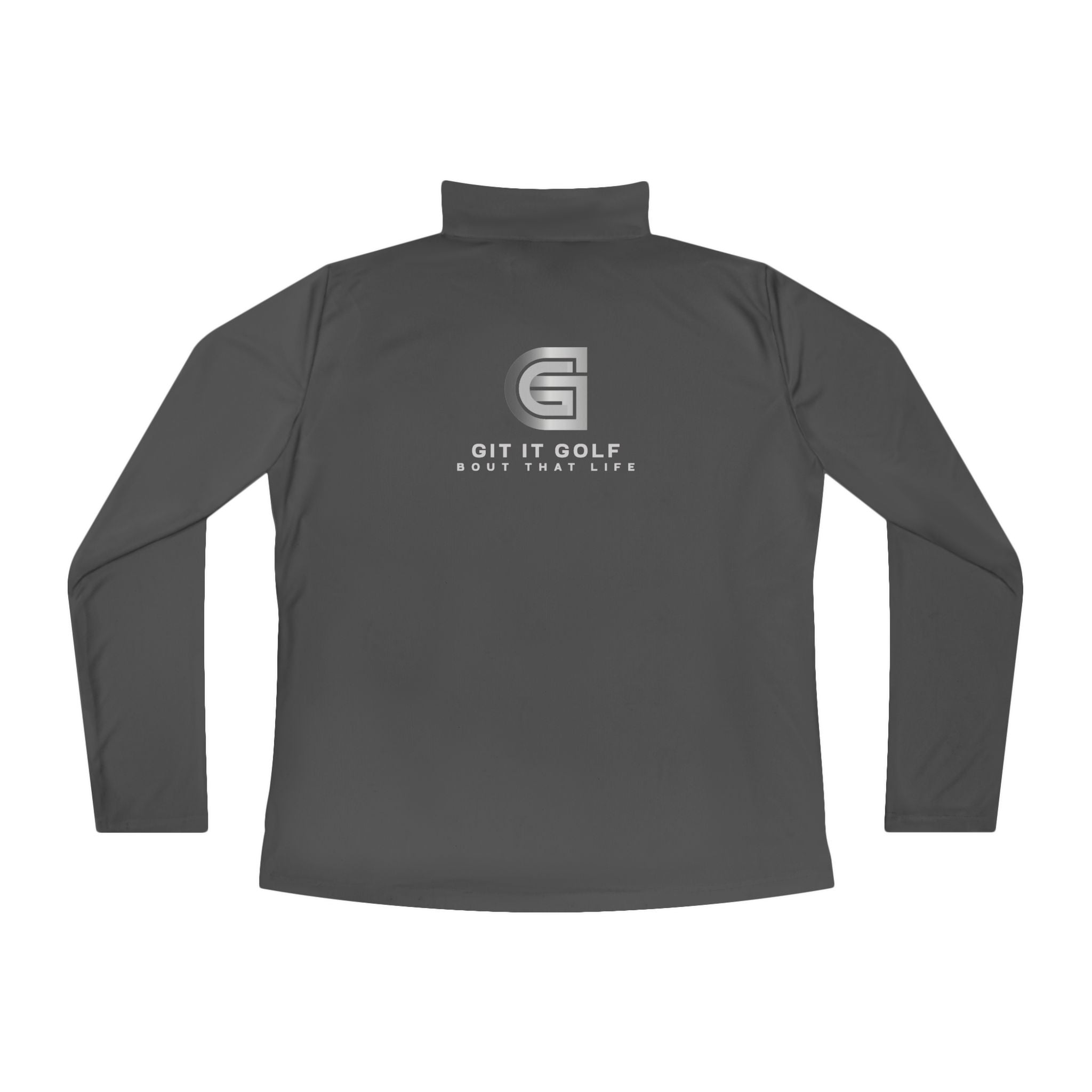 Ladies Quarter-Zip Pullover — Golf Performance Half-Zip with 'Git It Golf' Logo
