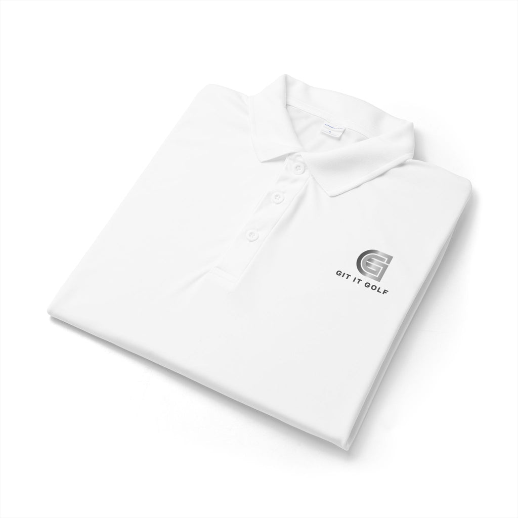 DTF Logo Polo — 'G' Crest with "GIT IT GOLF “Text
