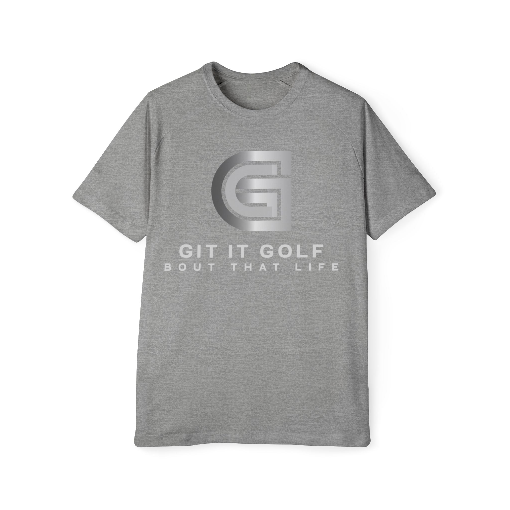 Men's Golf Motivation Raglan T-Shirt - Git It Golf, Sports Apparel, Gift for Golfers, Casual Wear, Golf Life Tee