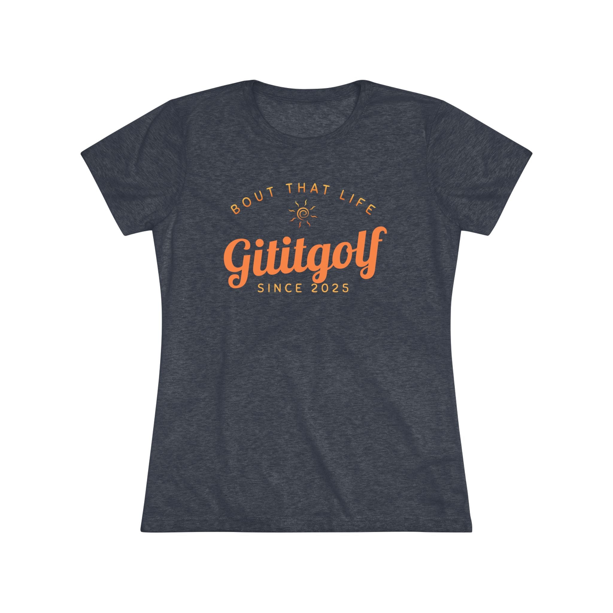 Women's Golf-Inspired Triblend Tee - Perfect for Golf Lovers, Casual Wear, Unique Gift, Active Lifestyle, Soft and Comfy Top