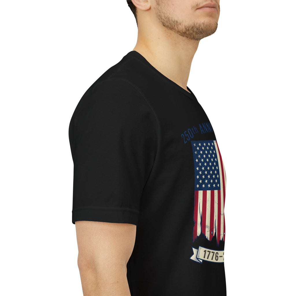 250th Anniversary American Flag Tee — 1776-2026 Bicentennial Patriotic T-Shirt