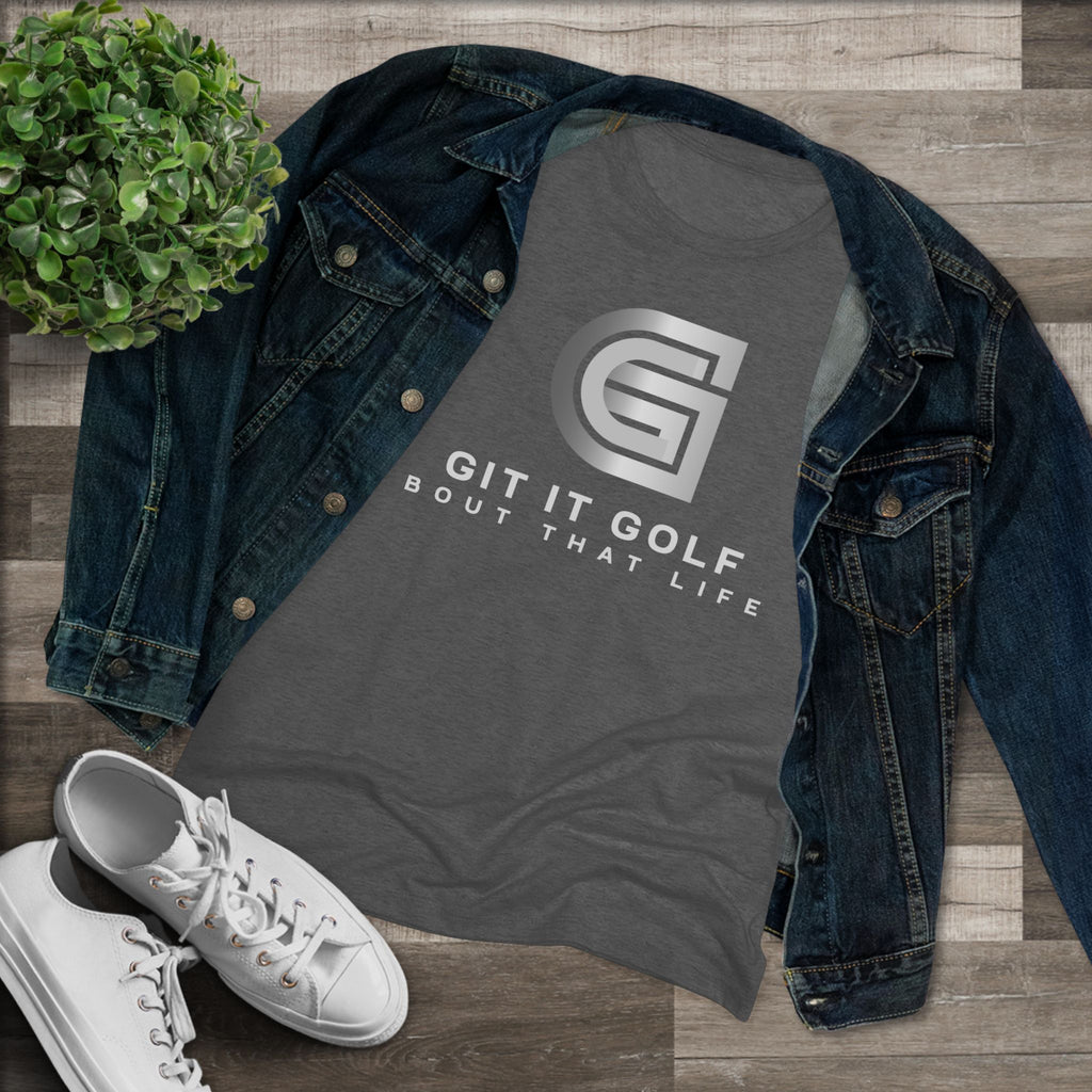 Women's Golf Triblend Tee - Perfect for Golf Lovers, Sports Events, Casual Wear, Gift for Her, Outdoor Activities