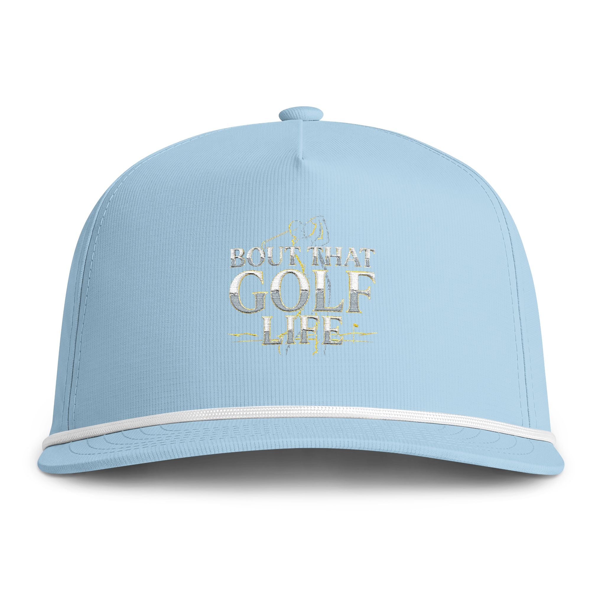Golf Rope Cap — "Bout That Golf Life" Embroidered Snapback
